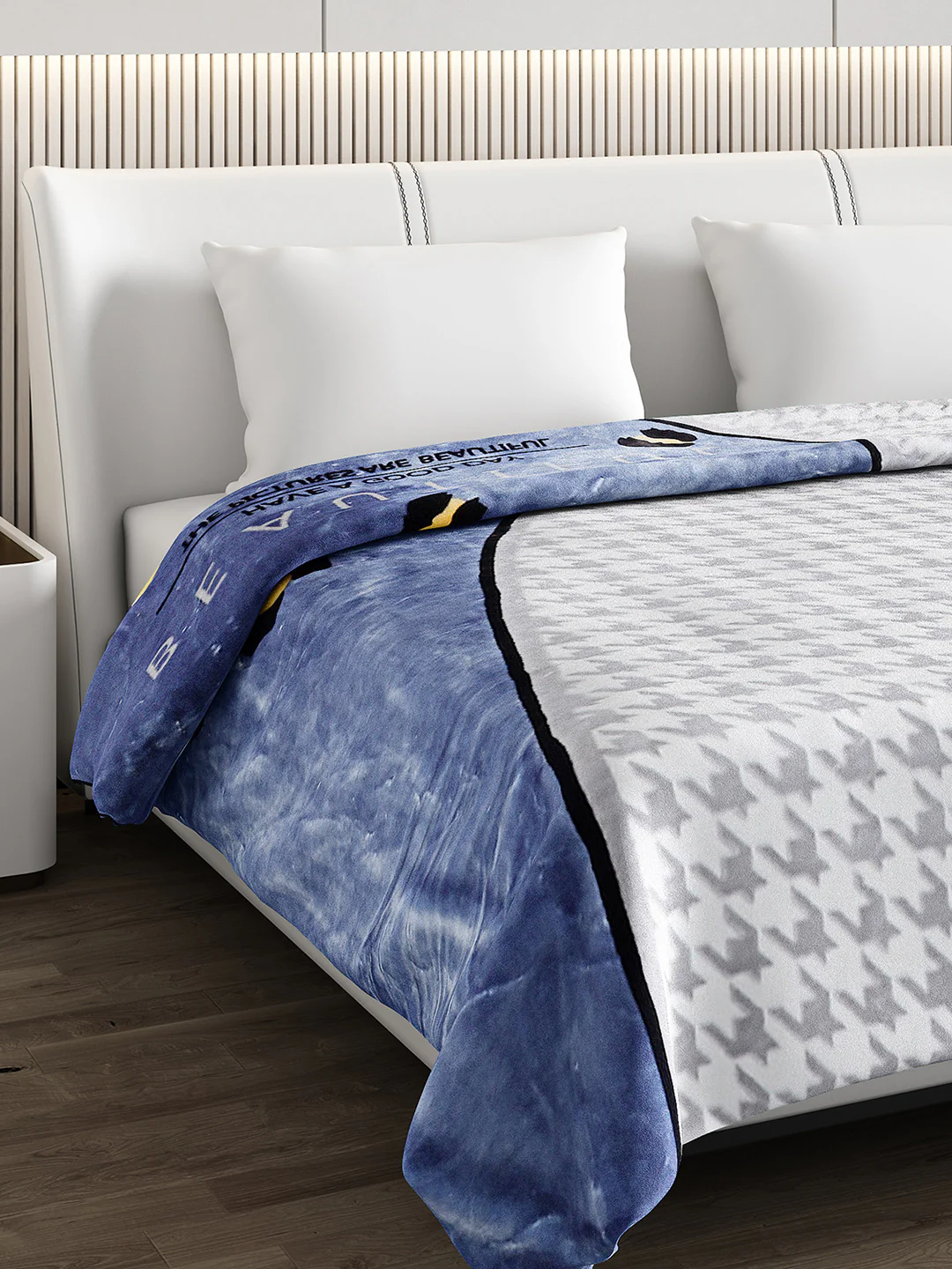 Printed Double Bed Blanket for Heavy Winter -2 Ply - Image 4