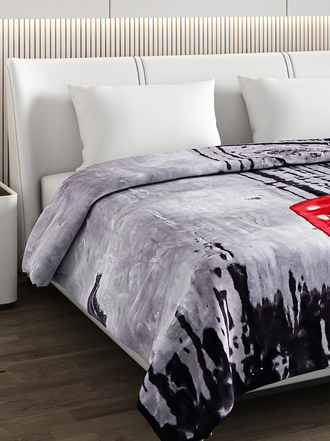 Printed Double Bed Blanket for Heavy Winter -2 Ply - Image 4