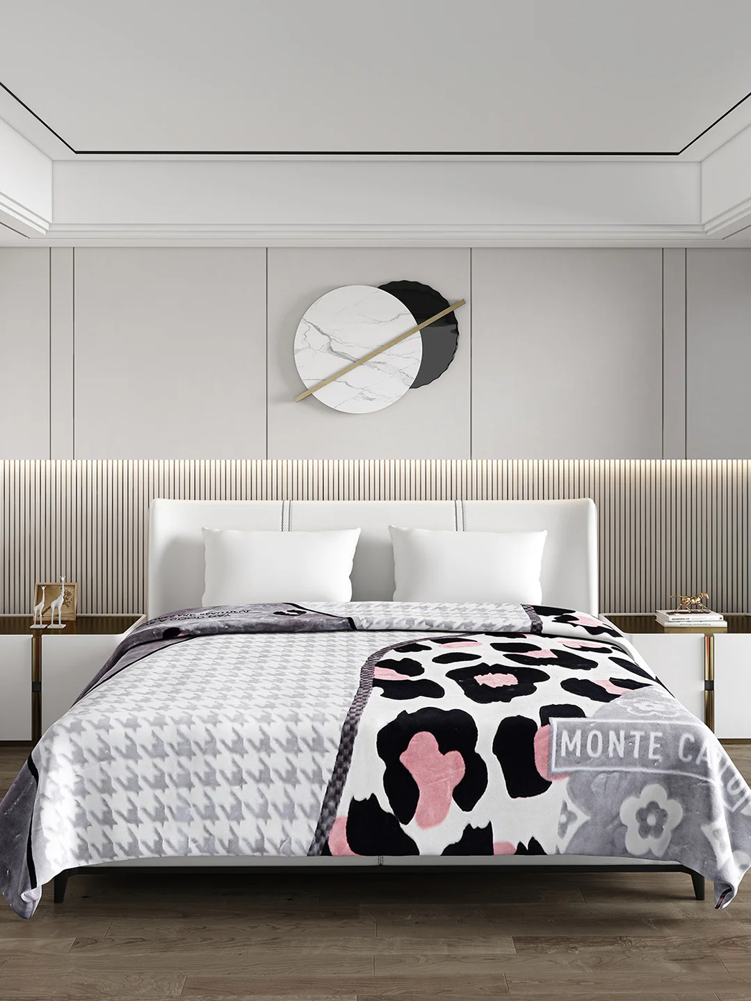 Printed Double Bed Blanket for Heavy Winter -2 Ply - Image 2