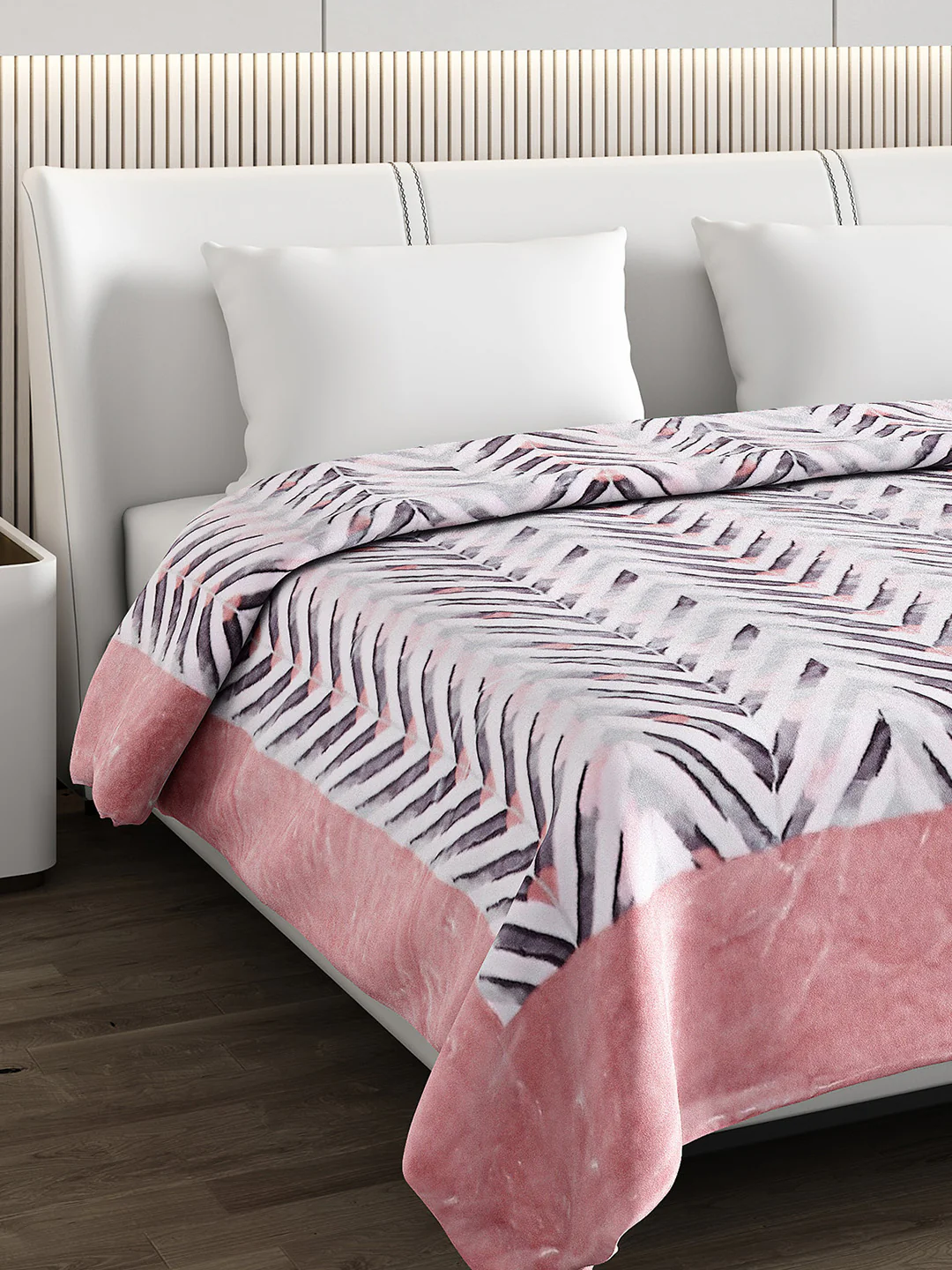 Printed Double Bed Blanket for Heavy Winter -2 Ply - Image 4