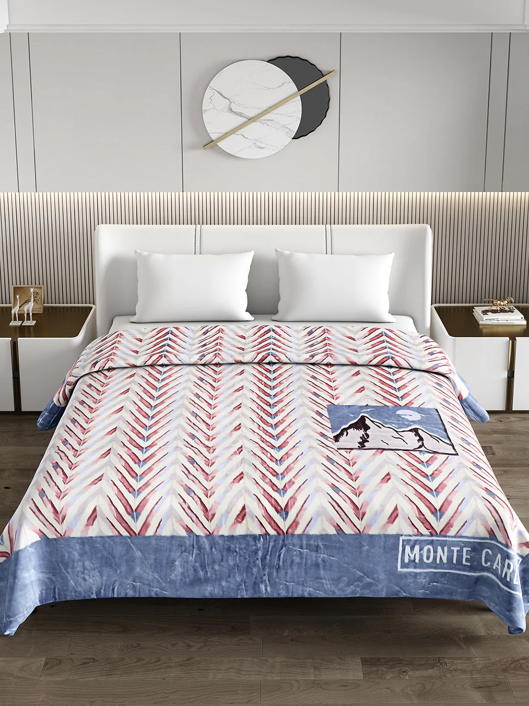 Printed Double Bed Blanket for Heavy Winter -2 Ply - Image 3