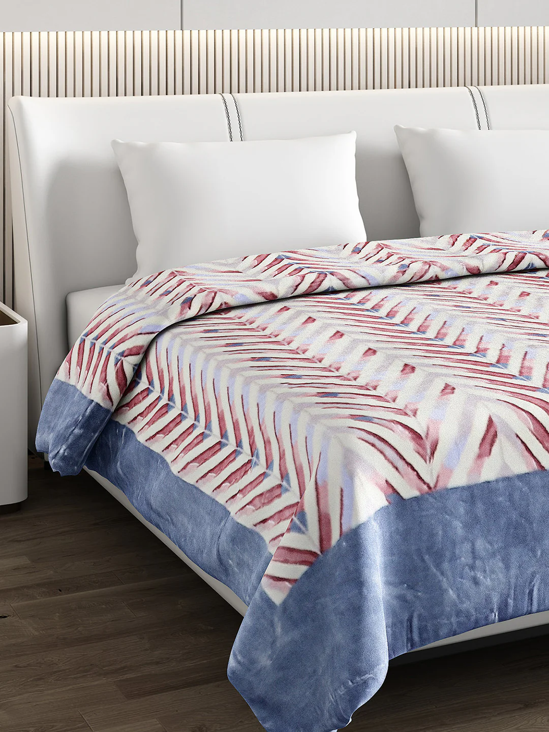 Printed Double Bed Blanket for Heavy Winter -2 Ply - Image 4