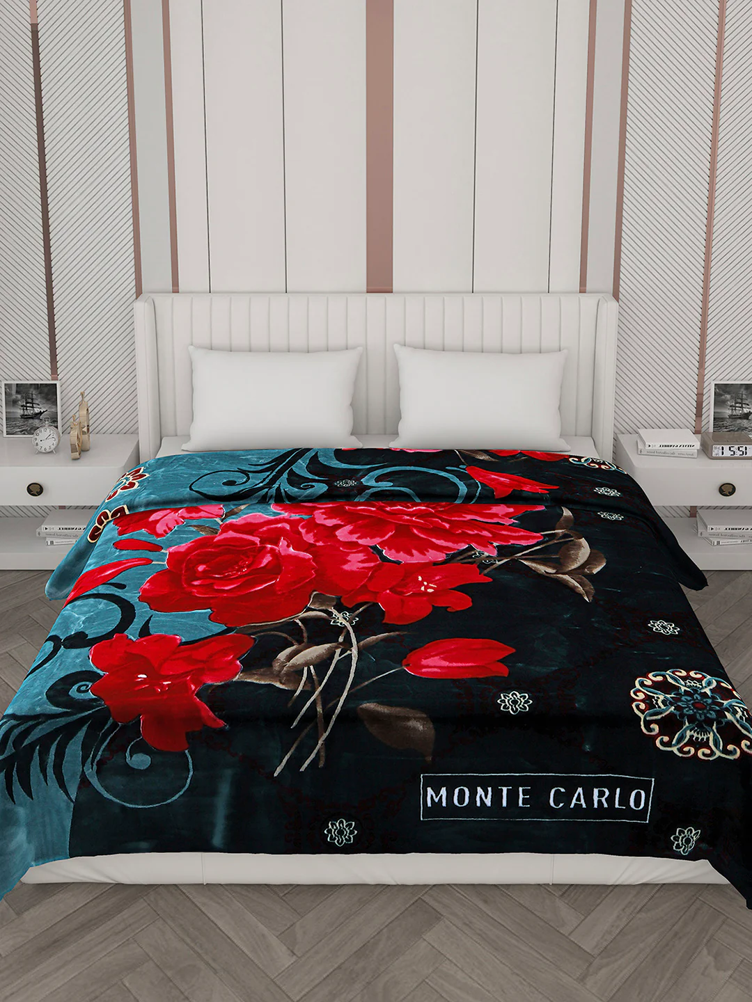 Printed Double Bed Blanket for Heavy Winter -2 Ply - Image 3