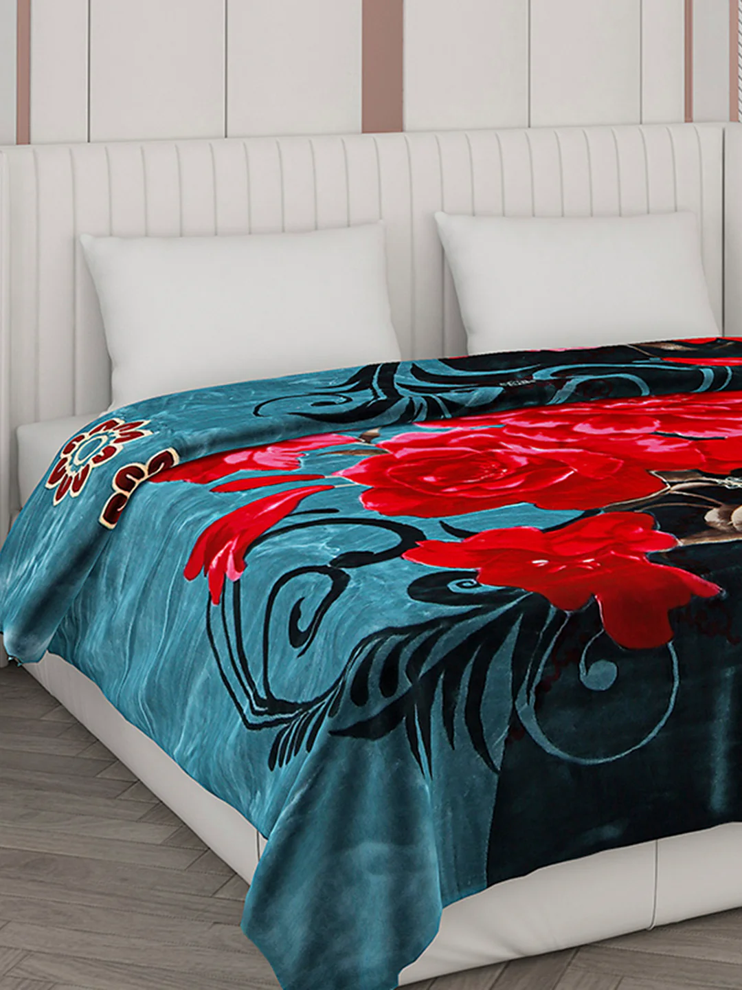 Printed Double Bed Blanket for Heavy Winter -2 Ply - Image 4