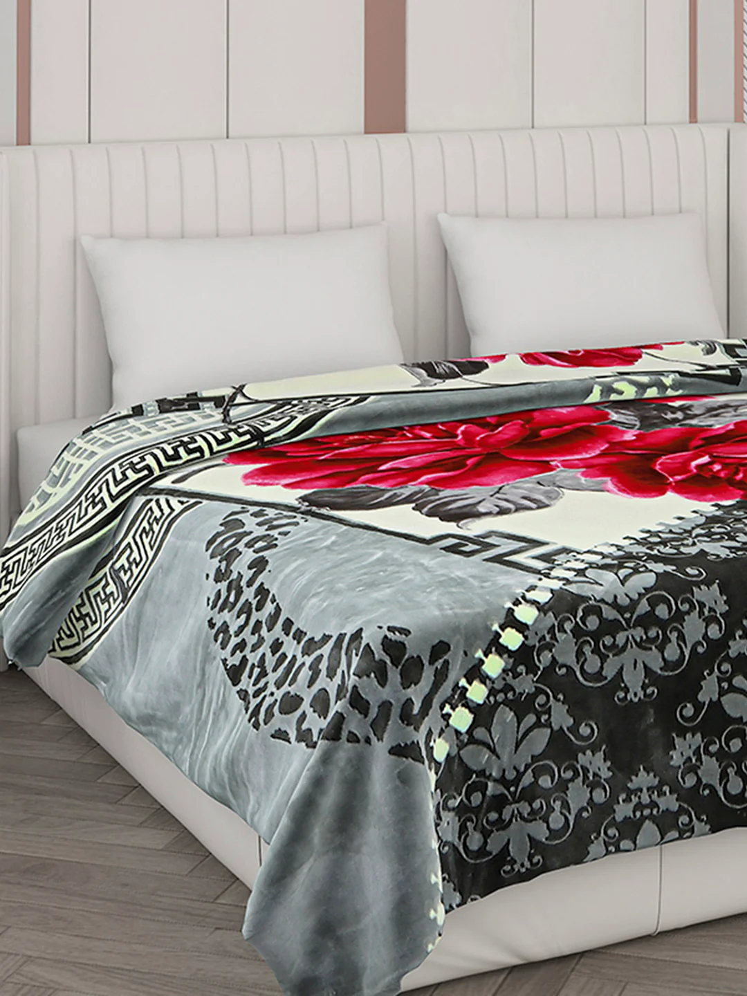Printed Double Bed Blanket for Heavy Winter -2 Ply - Image 4
