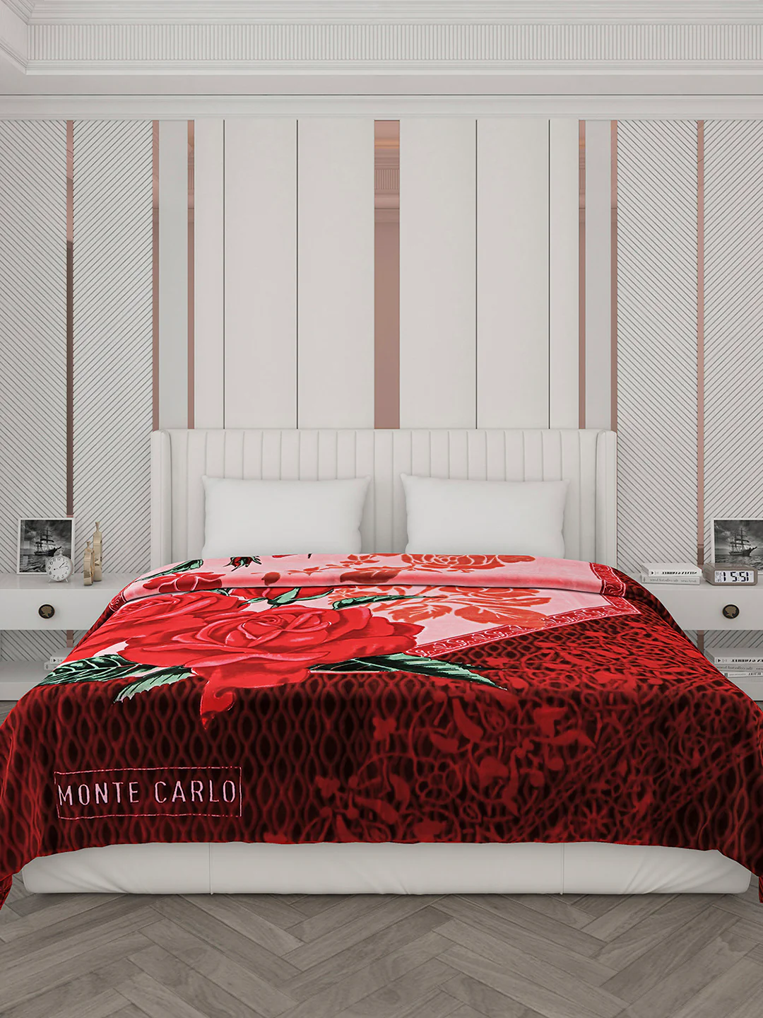 Printed Double Bed Blanket for Heavy Winter -2 Ply - Image 2