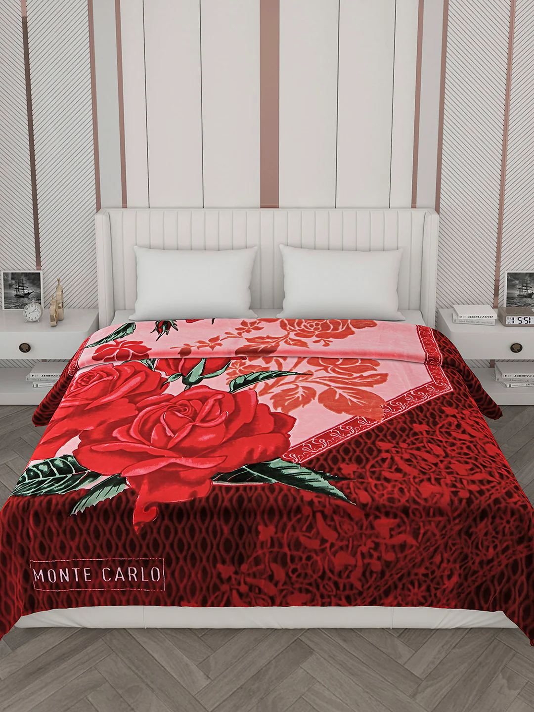 Printed Double Bed Blanket for Heavy Winter -2 Ply - Image 3