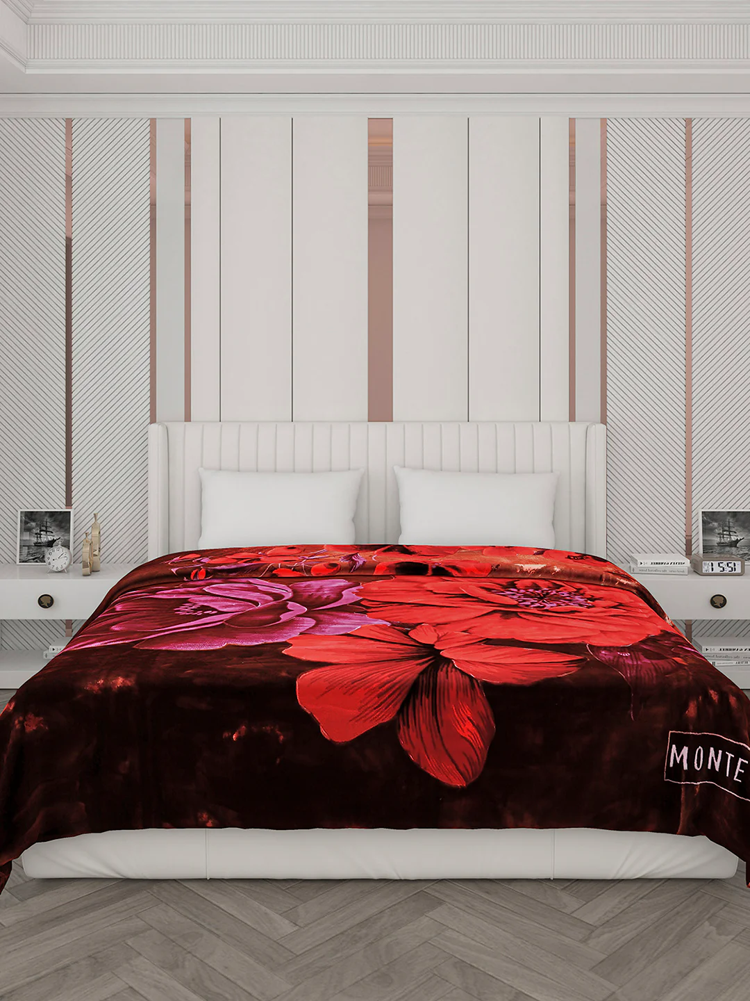 Printed Double Bed Blanket for Heavy Winter -2 Ply - Image 2