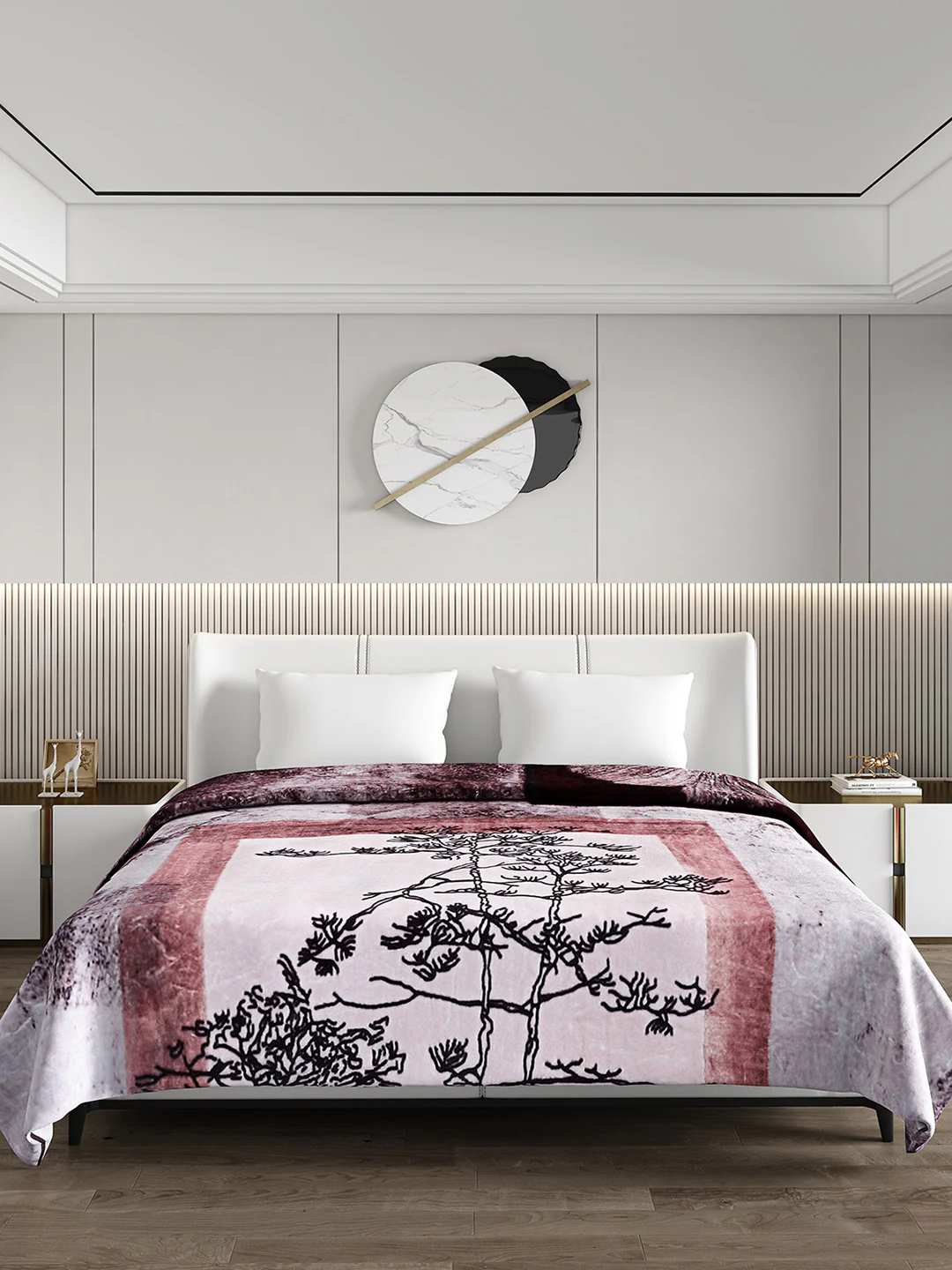 Printed Double Bed Blanket for Heavy Winter -2 Ply - Image 2