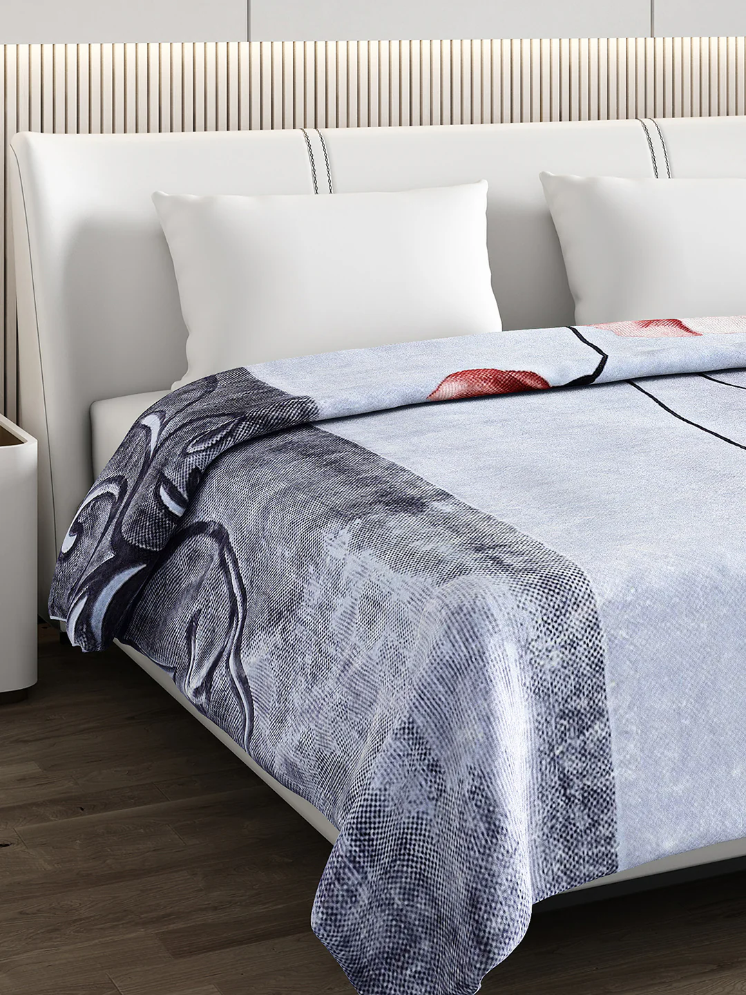 Printed Double Bed Blanket for Heavy Winter -2 Ply - Image 4