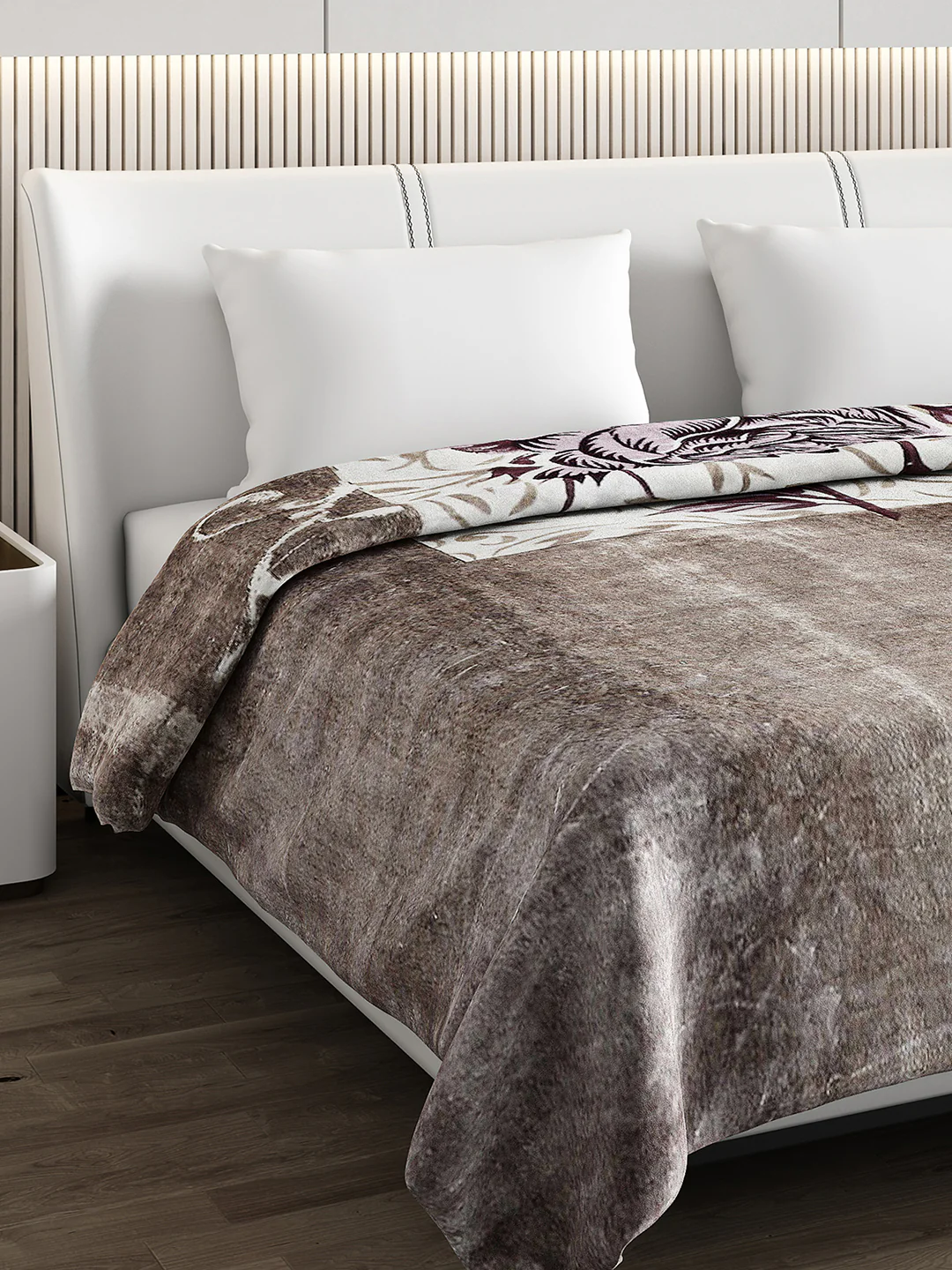 Printed Double Bed Blanket for Heavy Winter -2 Ply - Image 4