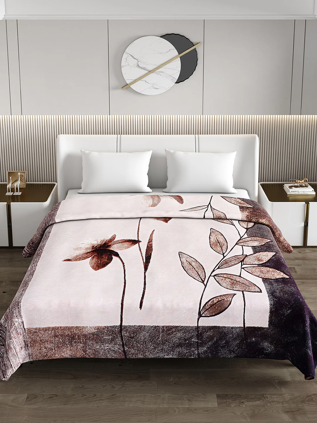 Printed Double Bed Blanket for Heavy Winter -2 Ply - Image 3
