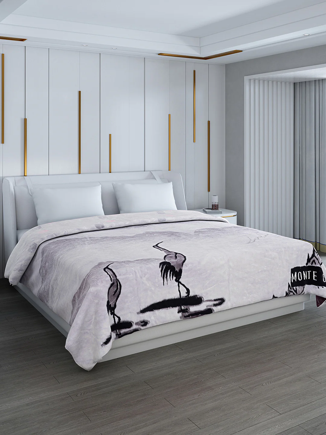 Printed Double Bed Blanket for Heavy Winter -2 Ply - Image 5