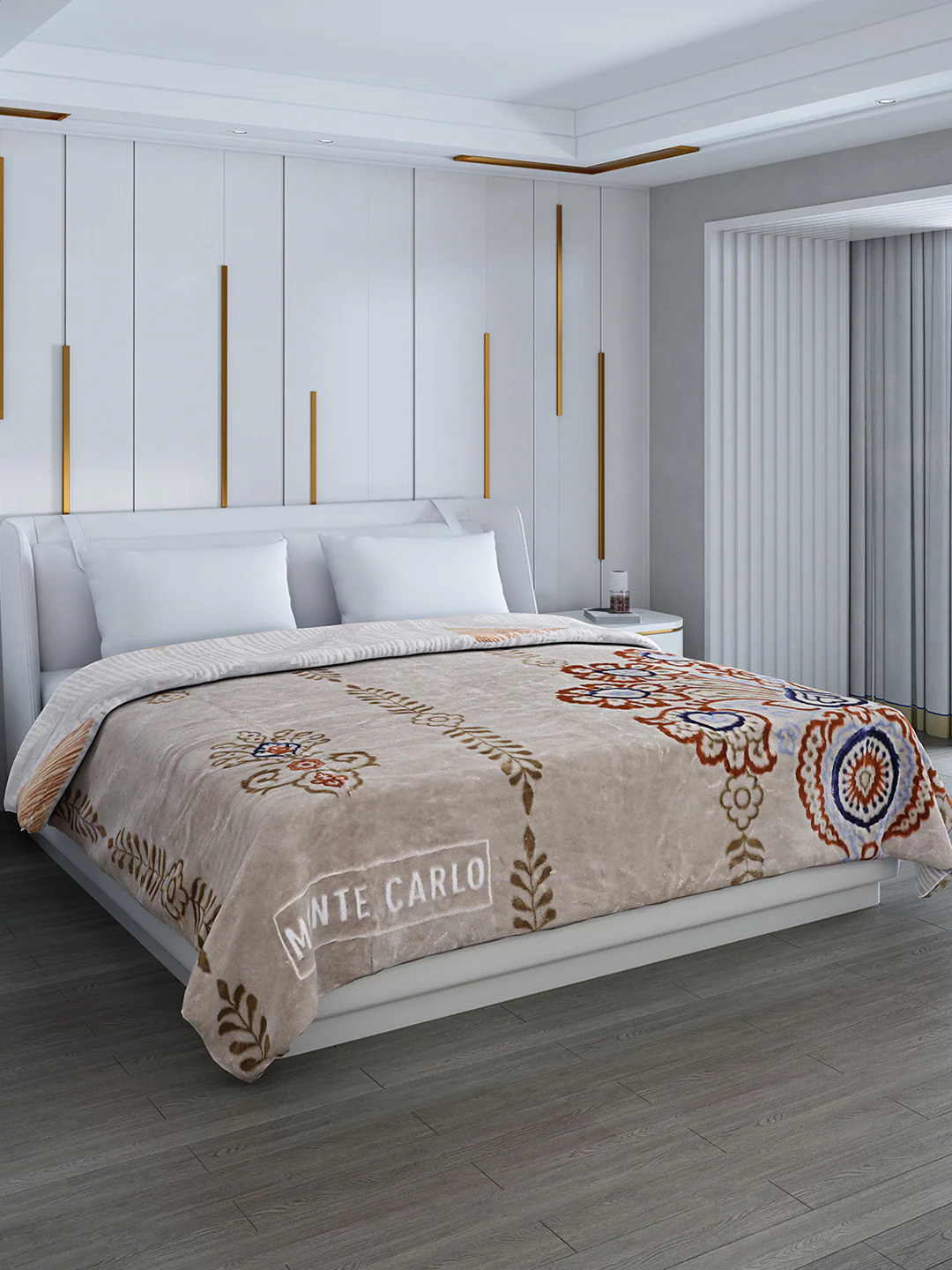 Printed Double Bed Blanket for Heavy Winter -2 Ply - Image 5