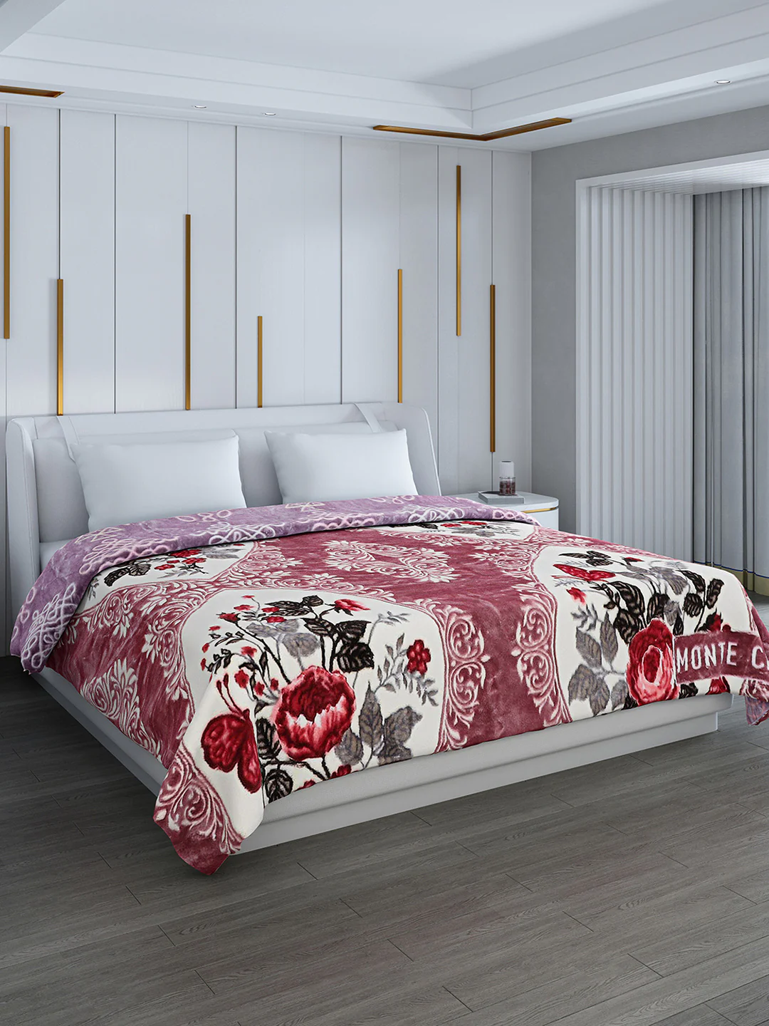 Printed Double Bed Blanket for Heavy Winter -2 Ply - Image 5
