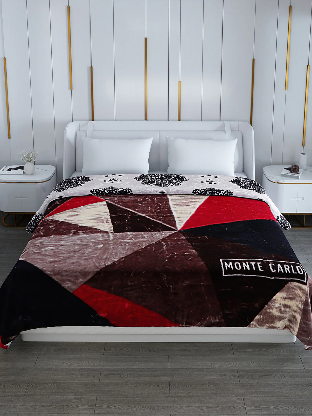 Printed Double Bed Blanket for Heavy Winter -2 Ply - Image 3