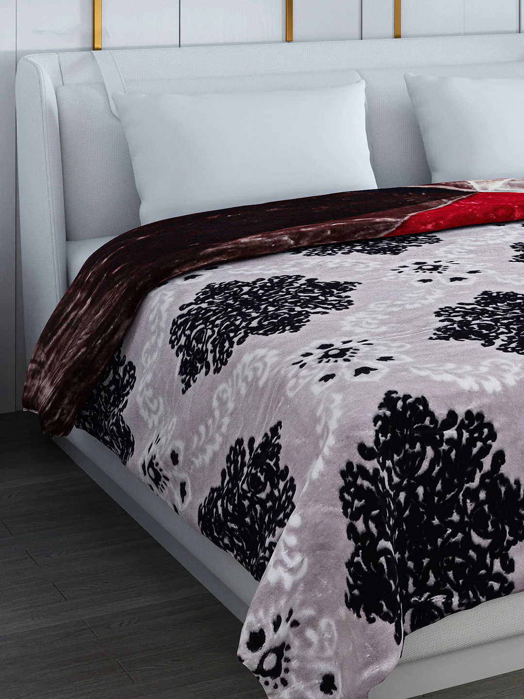 Printed Double Bed Blanket for Heavy Winter -2 Ply - Image 6