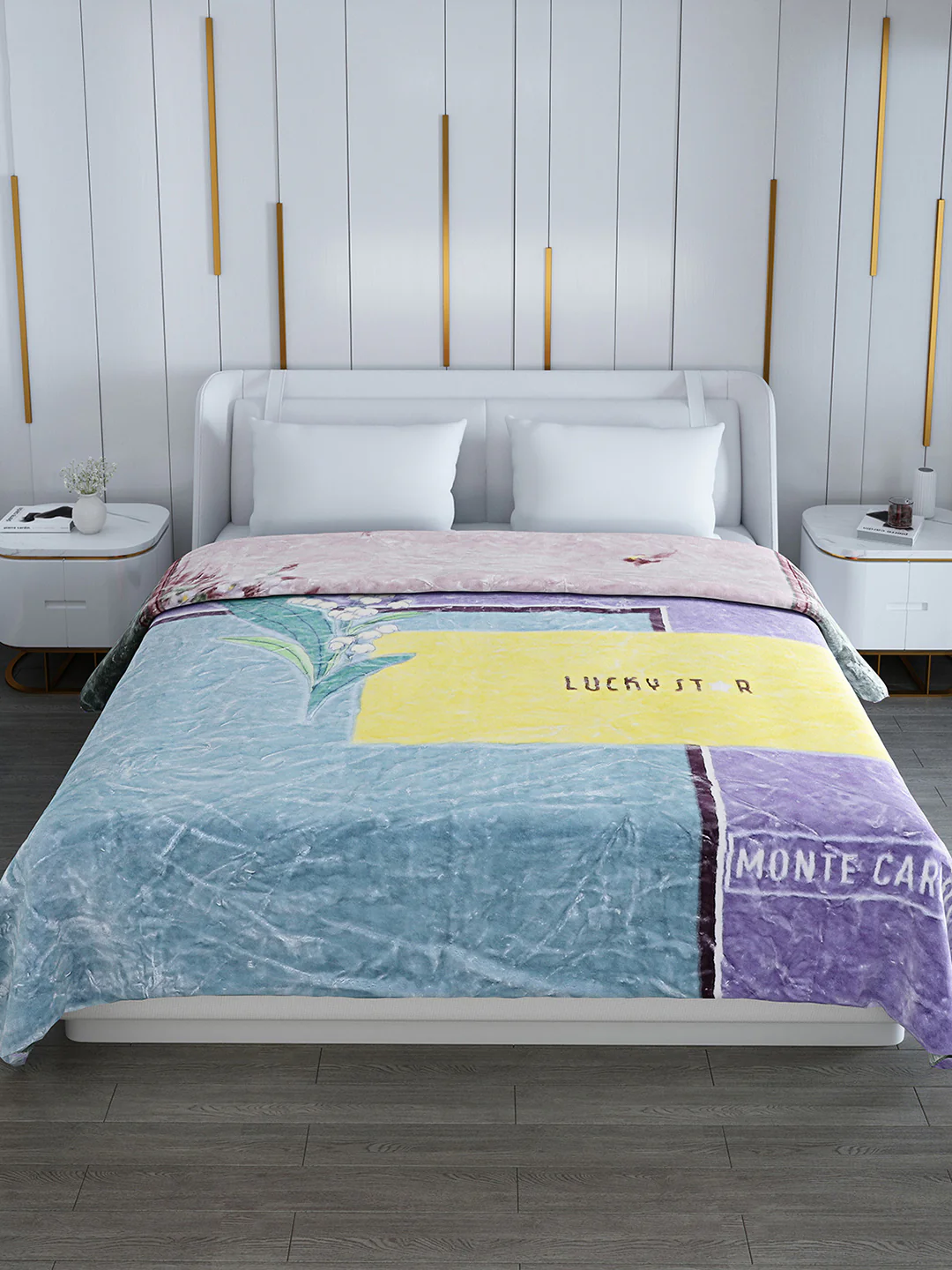 Printed Double Bed Blanket for Heavy Winter -2 Ply - Image 3