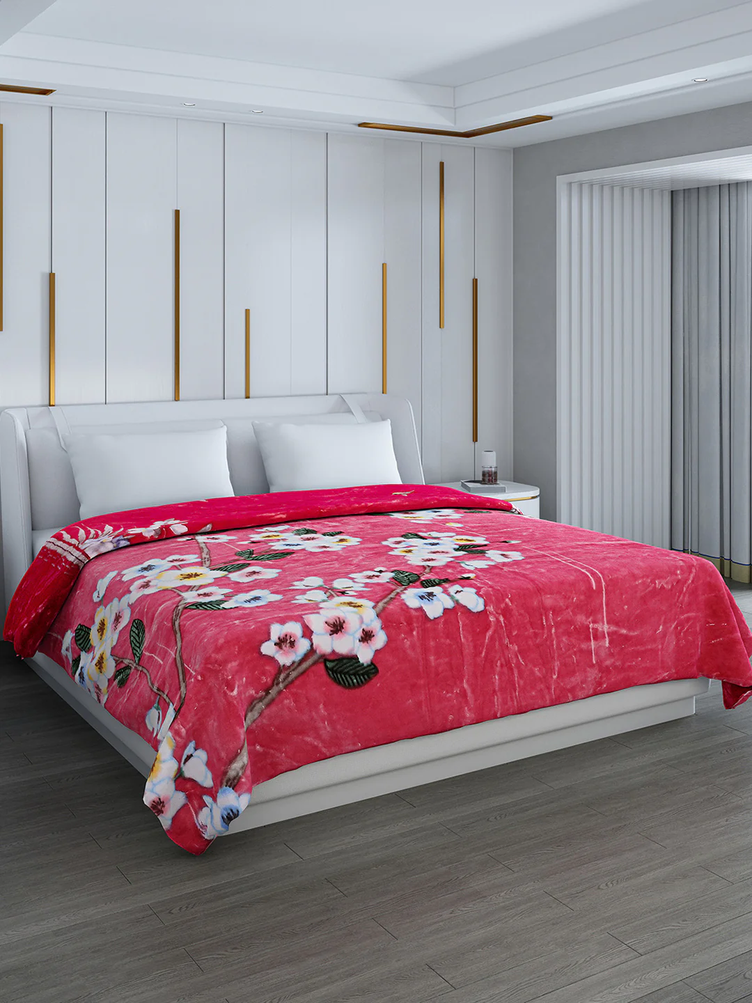 Printed Double Bed Blanket for Heavy Winter -2 Ply - Image 5