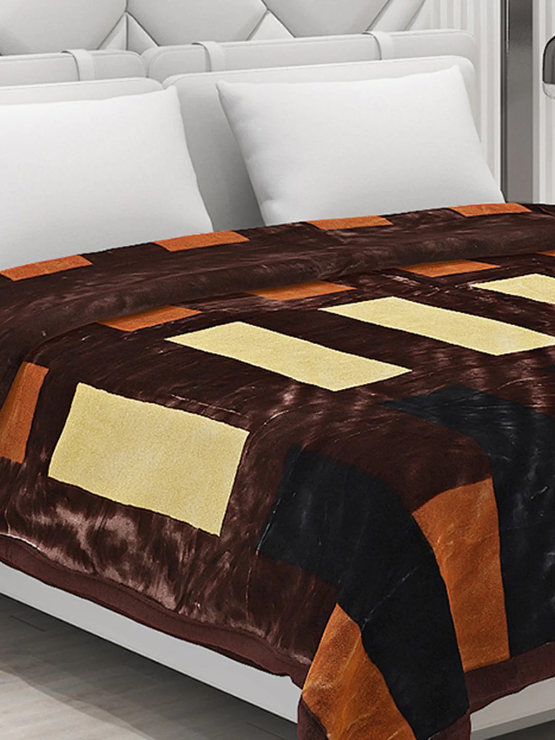 Printed Double Bed Blanket for Heavy Winter -3 Ply - Image 4