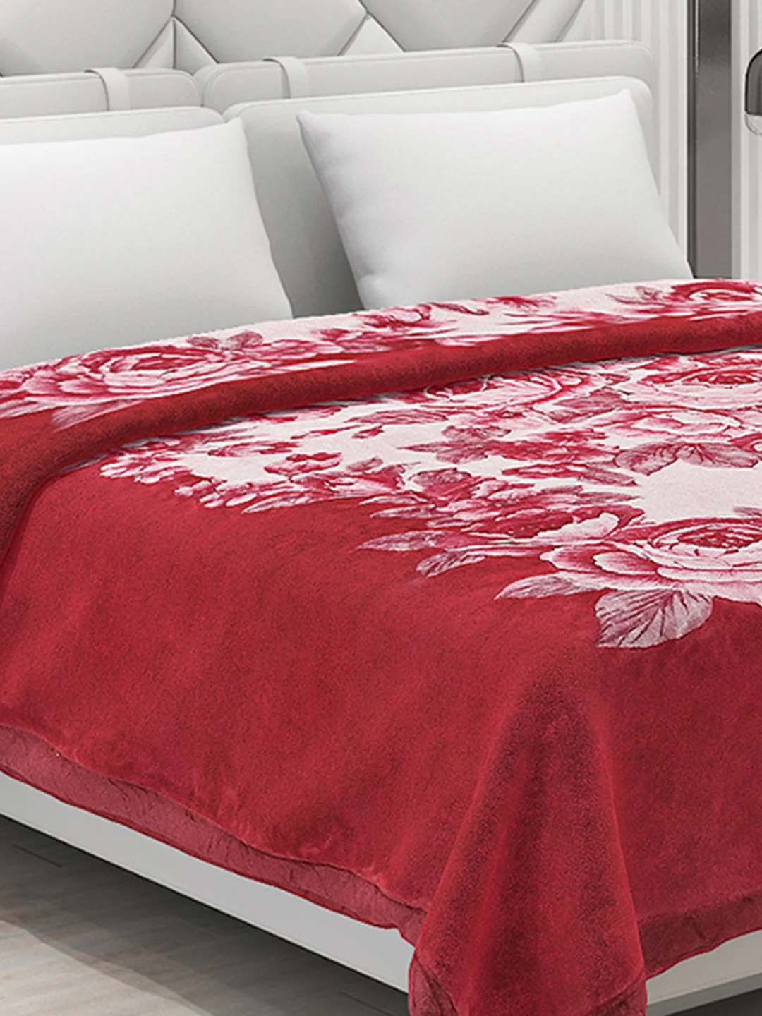 Printed Double Bed Blanket for Heavy Winter -3 Ply - Image 4