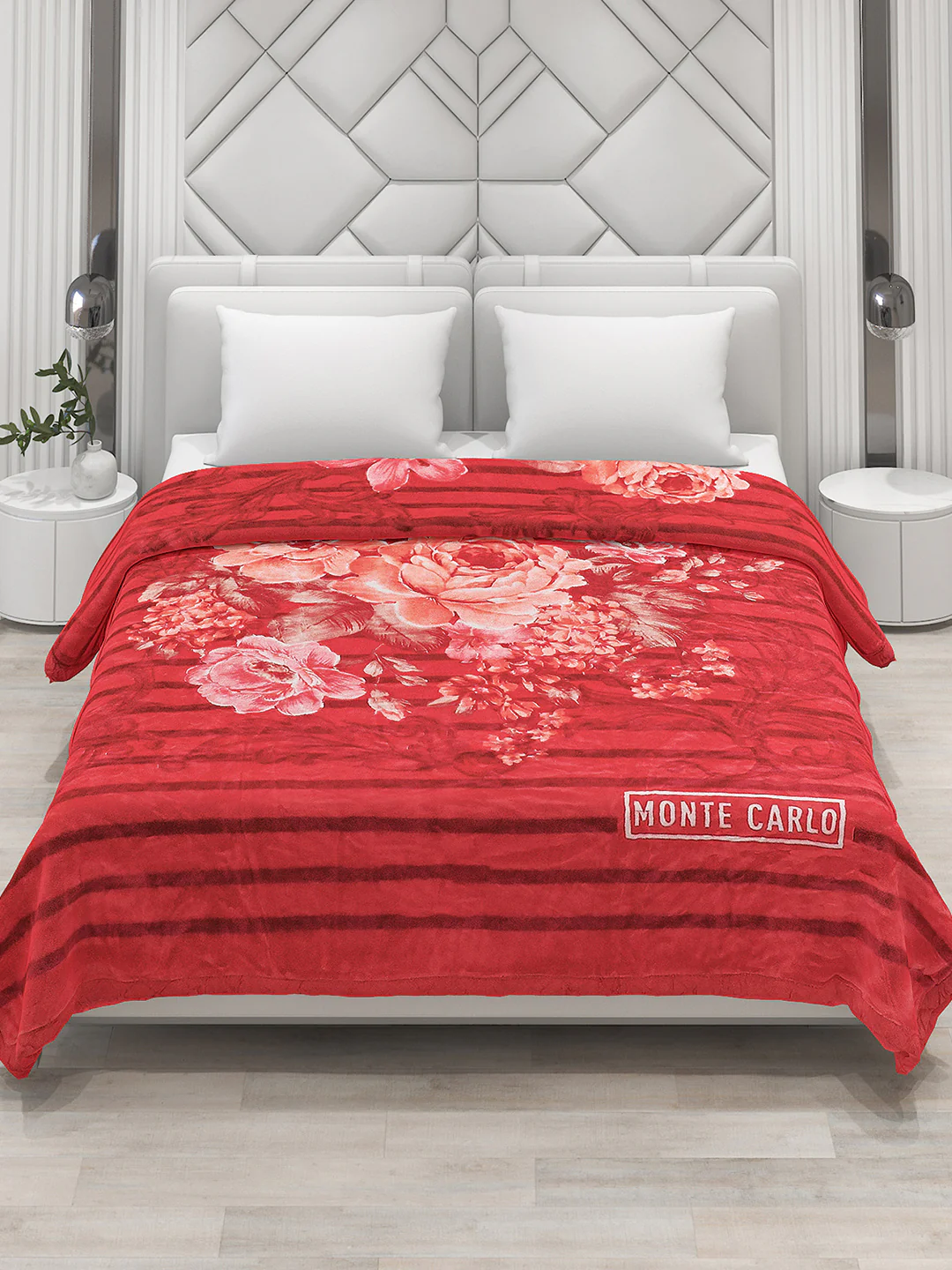 Printed Double Bed Blanket for Heavy Winter -3 Ply - Image 2