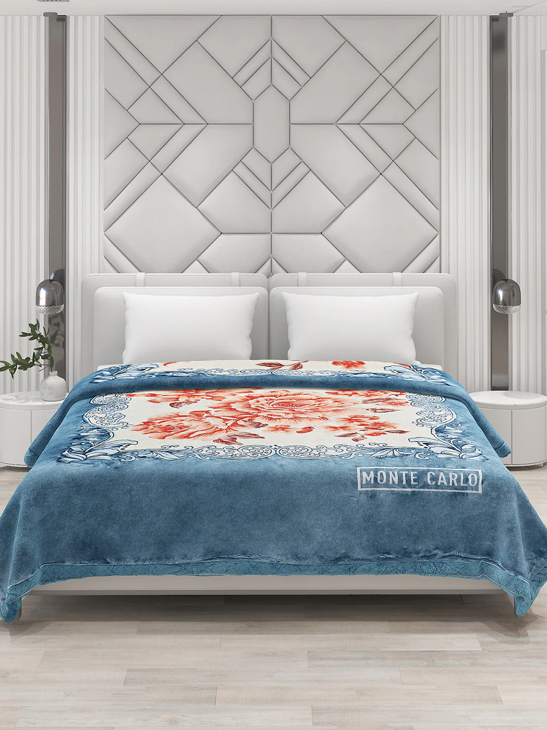 Printed Double Bed Blanket for Heavy Winter -3 Ply - Image 3
