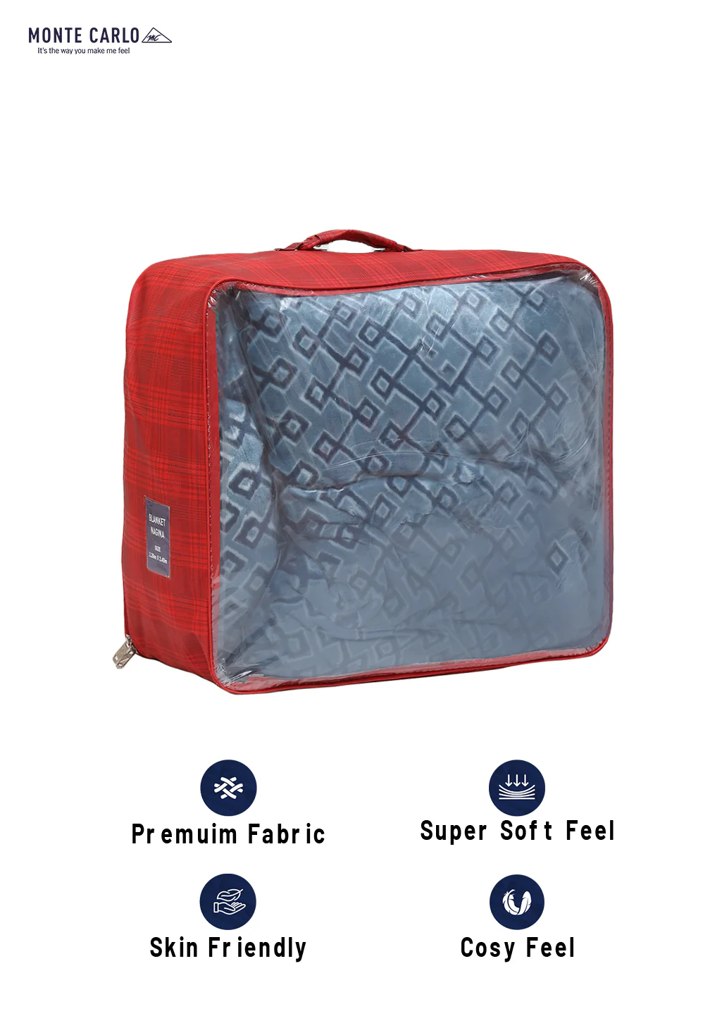 Printed Double Bed Blanket for Heavy Winter -3 Ply - Image 8