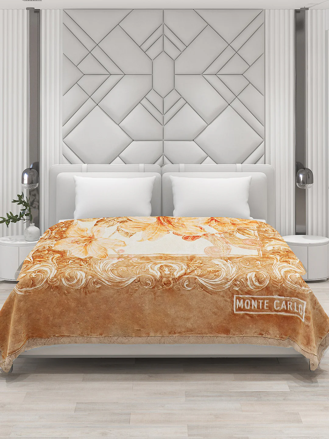 Printed Double Bed Blanket for Heavy Winter -3 Ply - Image 3