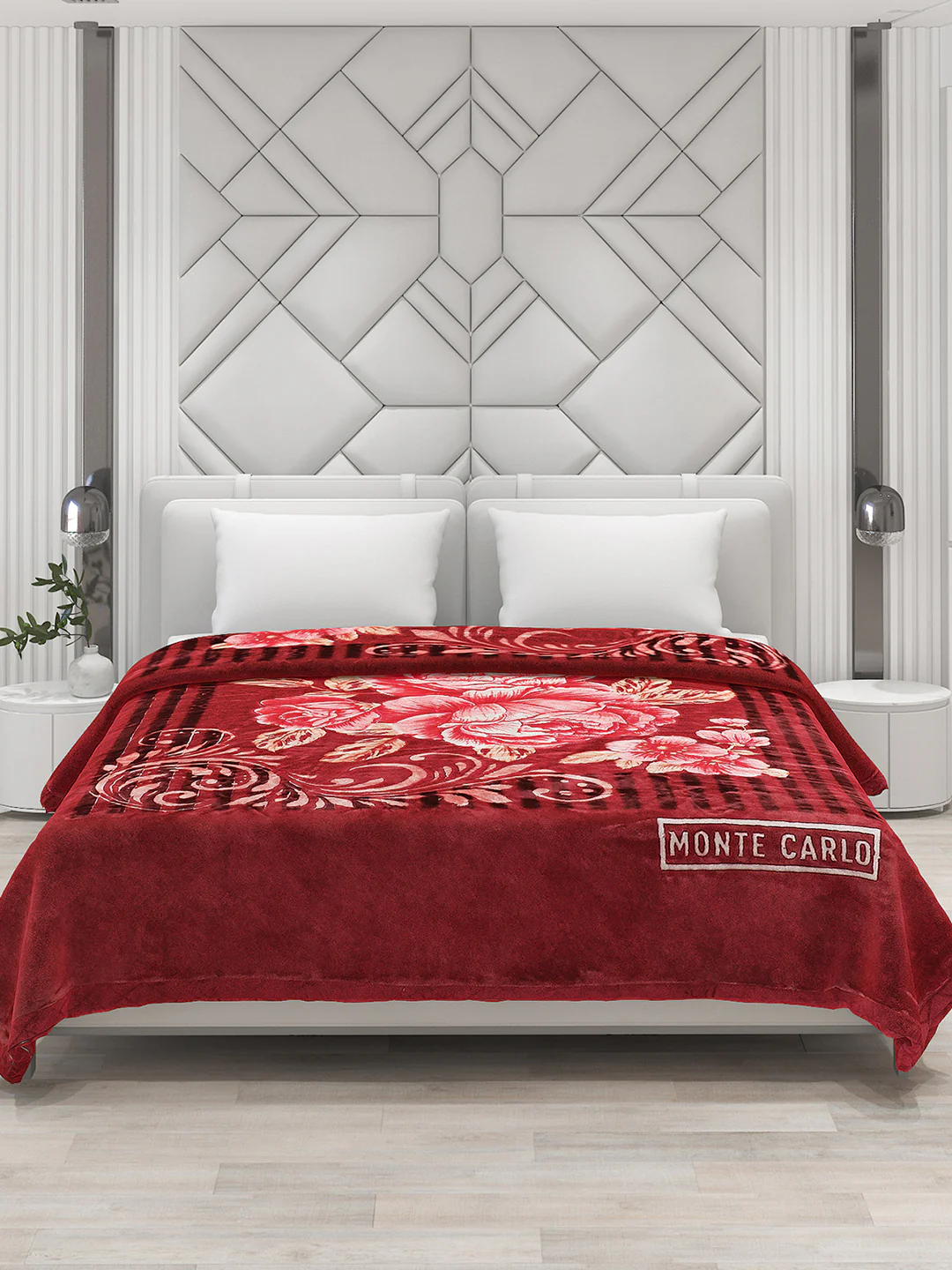 Printed Double Bed Blanket for Heavy Winter -3 Ply - Image 3