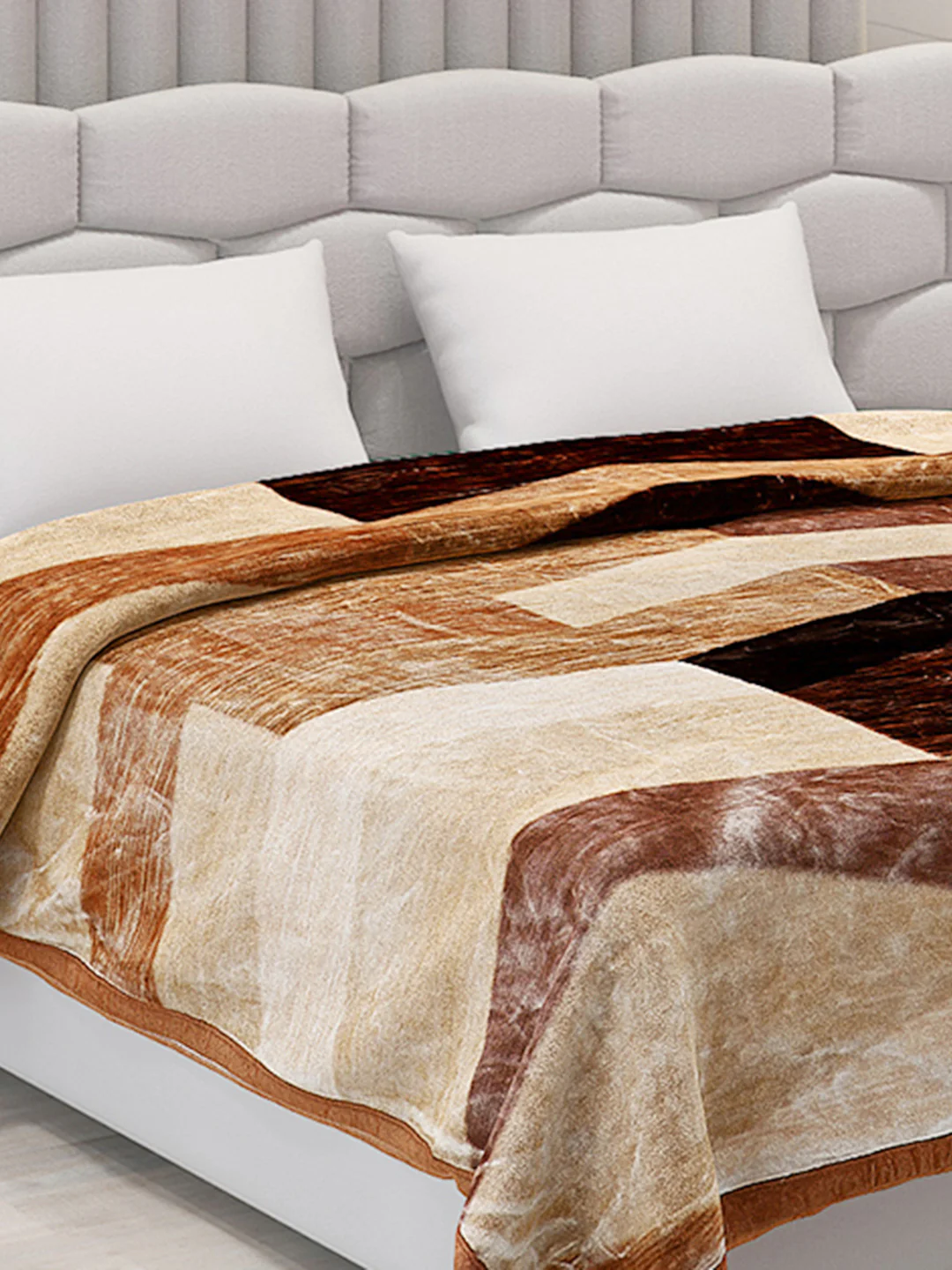 Printed Double Bed Blanket for Heavy Winter -3 Ply - Image 4