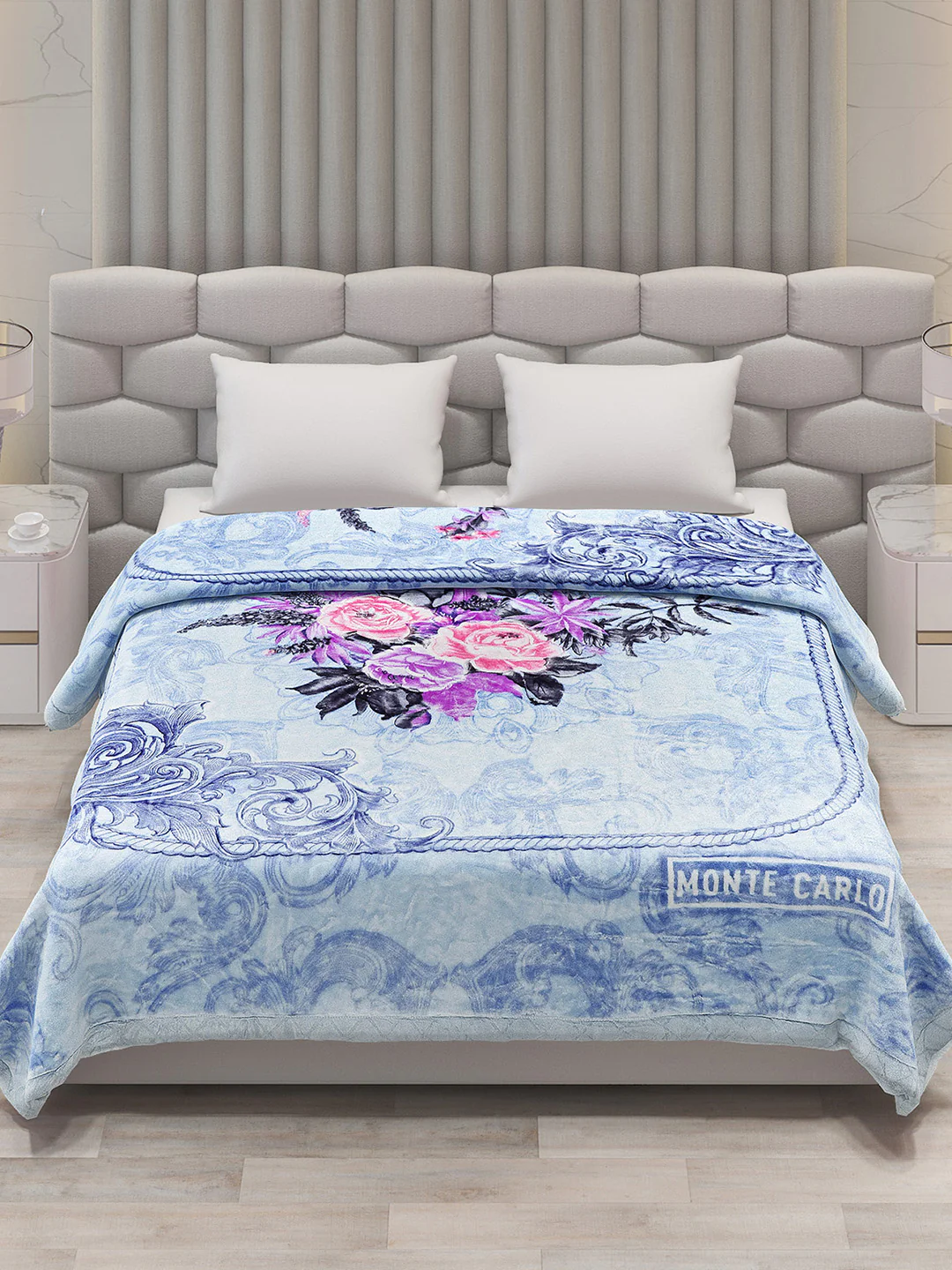 Printed Double Bed Blanket for Heavy Winter -3 Ply - Image 2