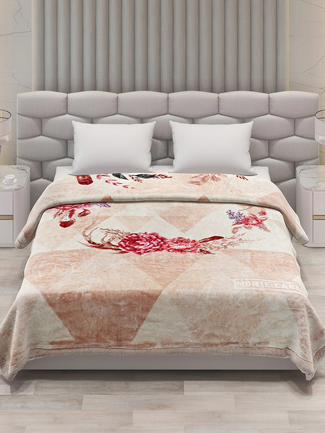 Printed Double Bed Blanket for Heavy Winter -3 Ply - Image 2