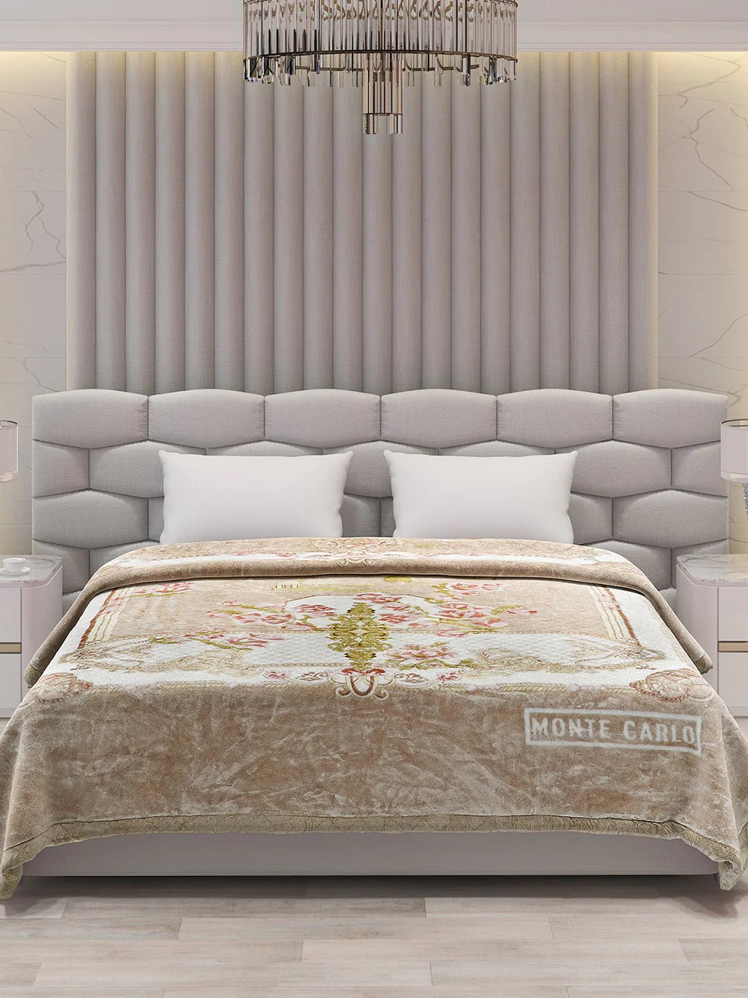 Printed Double Bed Blanket for Heavy Winter -3 Ply - Image 3