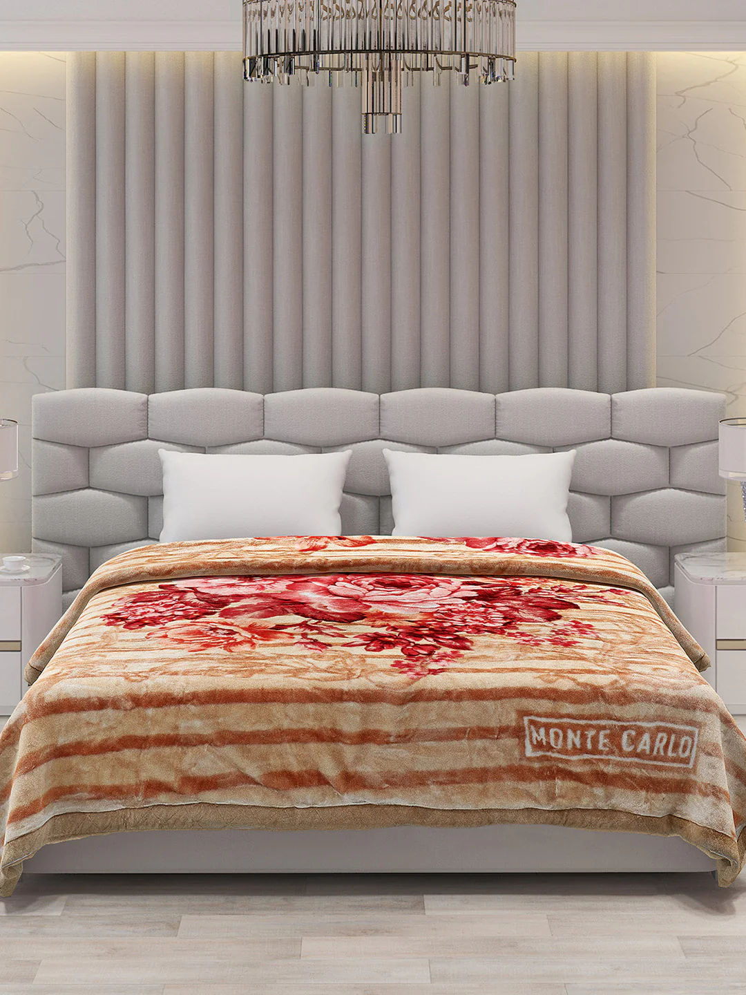 Printed Double Bed Blanket for Heavy Winter -3 Ply - Image 3
