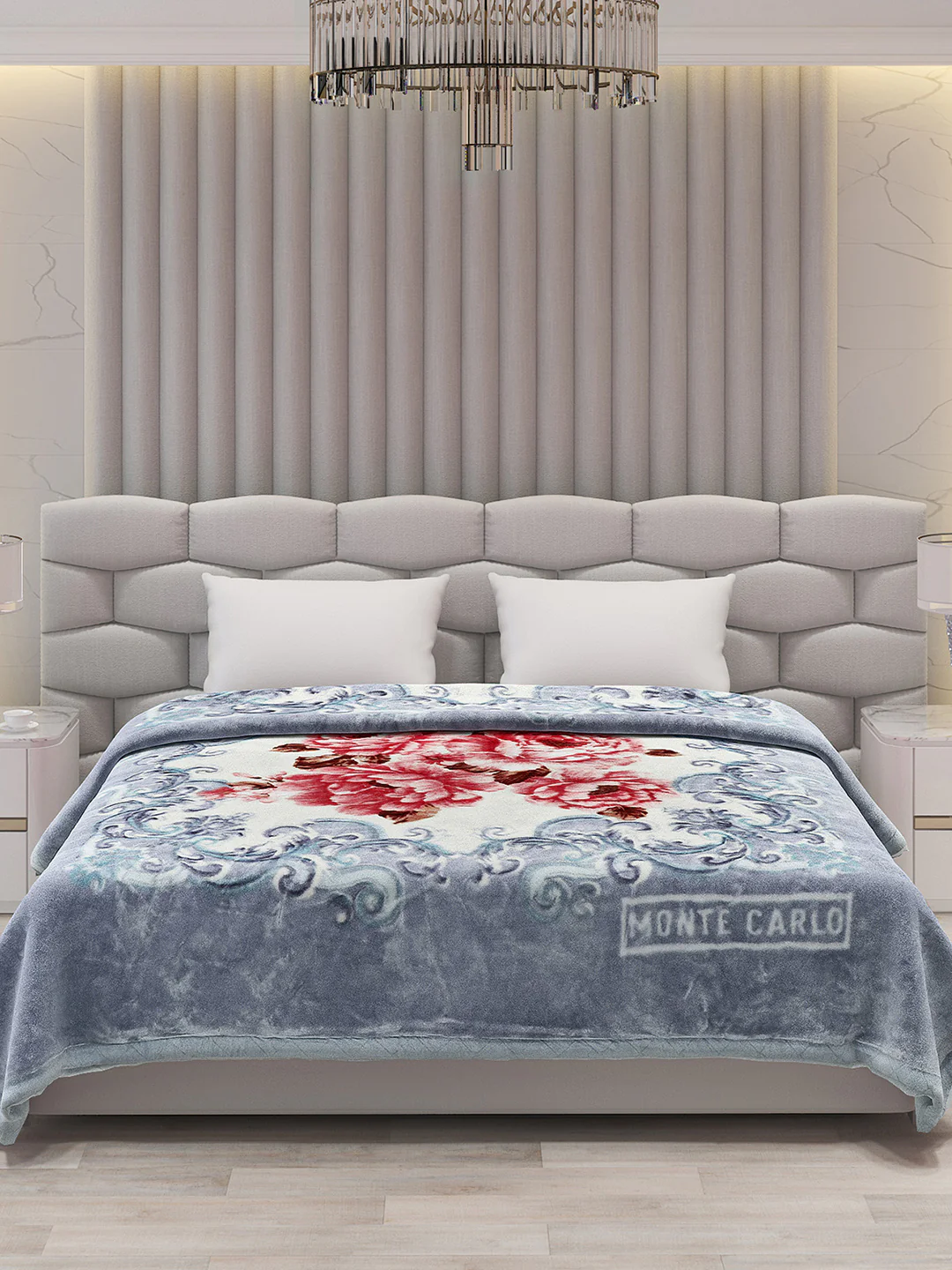 Printed Double Bed Blanket for Heavy Winter -3 Ply - Image 3