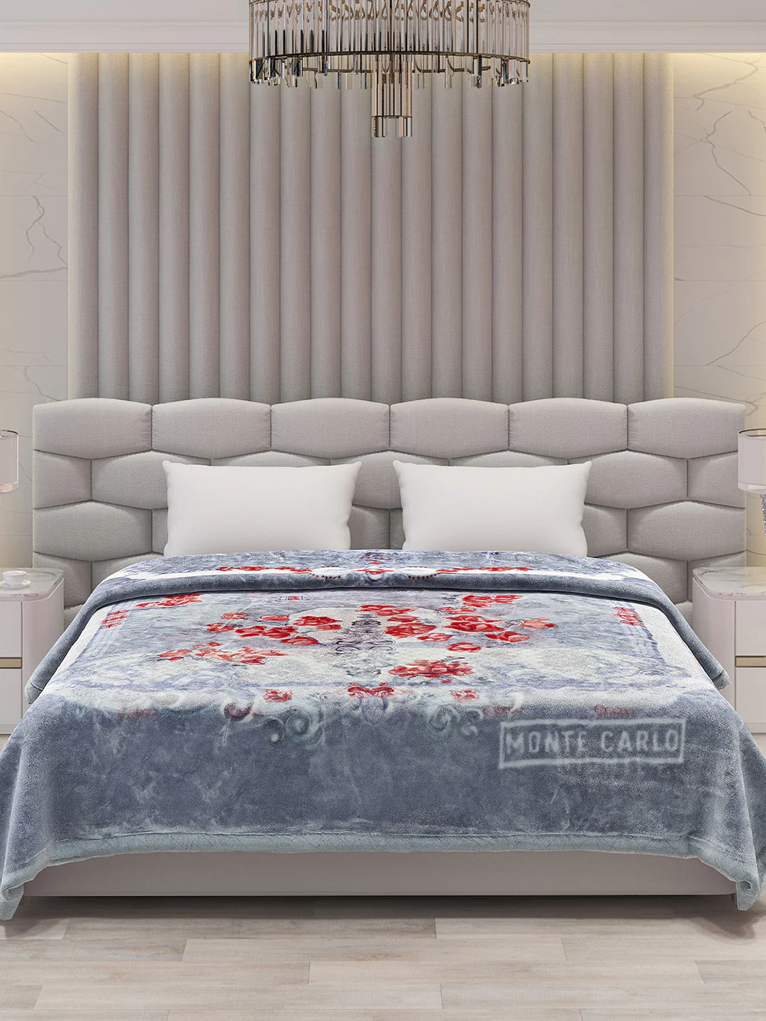 Printed Double Bed Blanket for Heavy Winter -3 Ply - Image 3