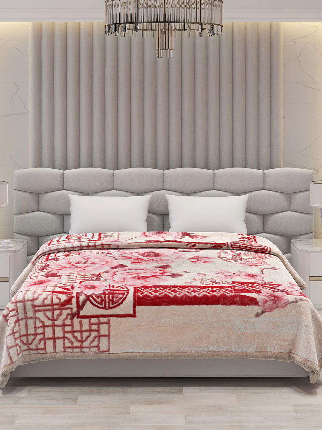 Printed Double Bed Blanket for Heavy Winter -3 Ply - Image 3