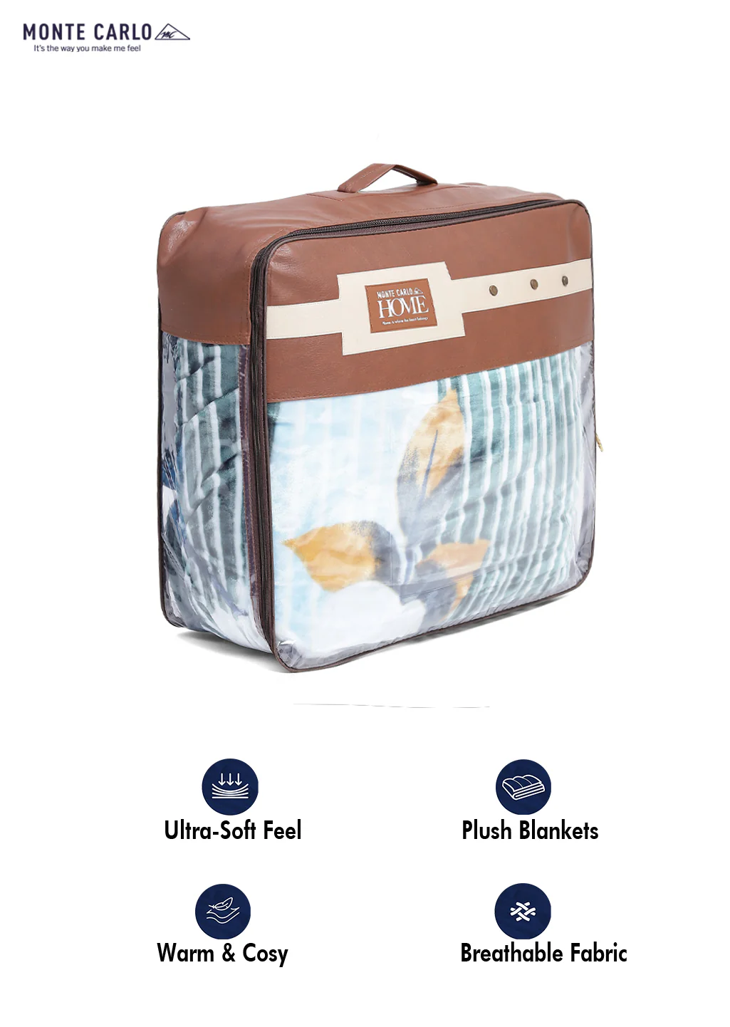 Printed Double Bed Blanket for Heavy Winter -3 Ply - Image 8