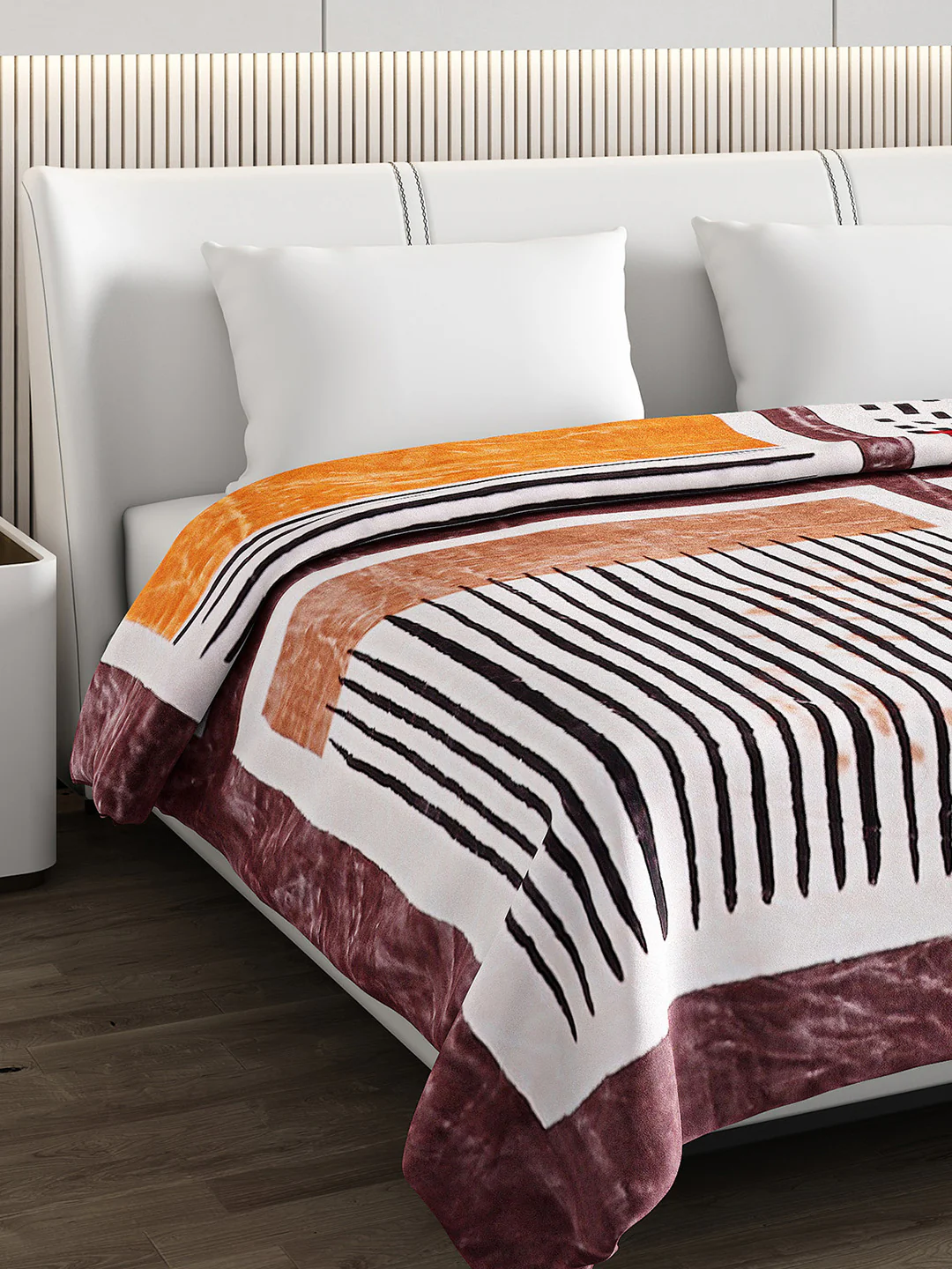 Printed Double Bed Blanket for Heavy Winter -3 Ply - Image 4