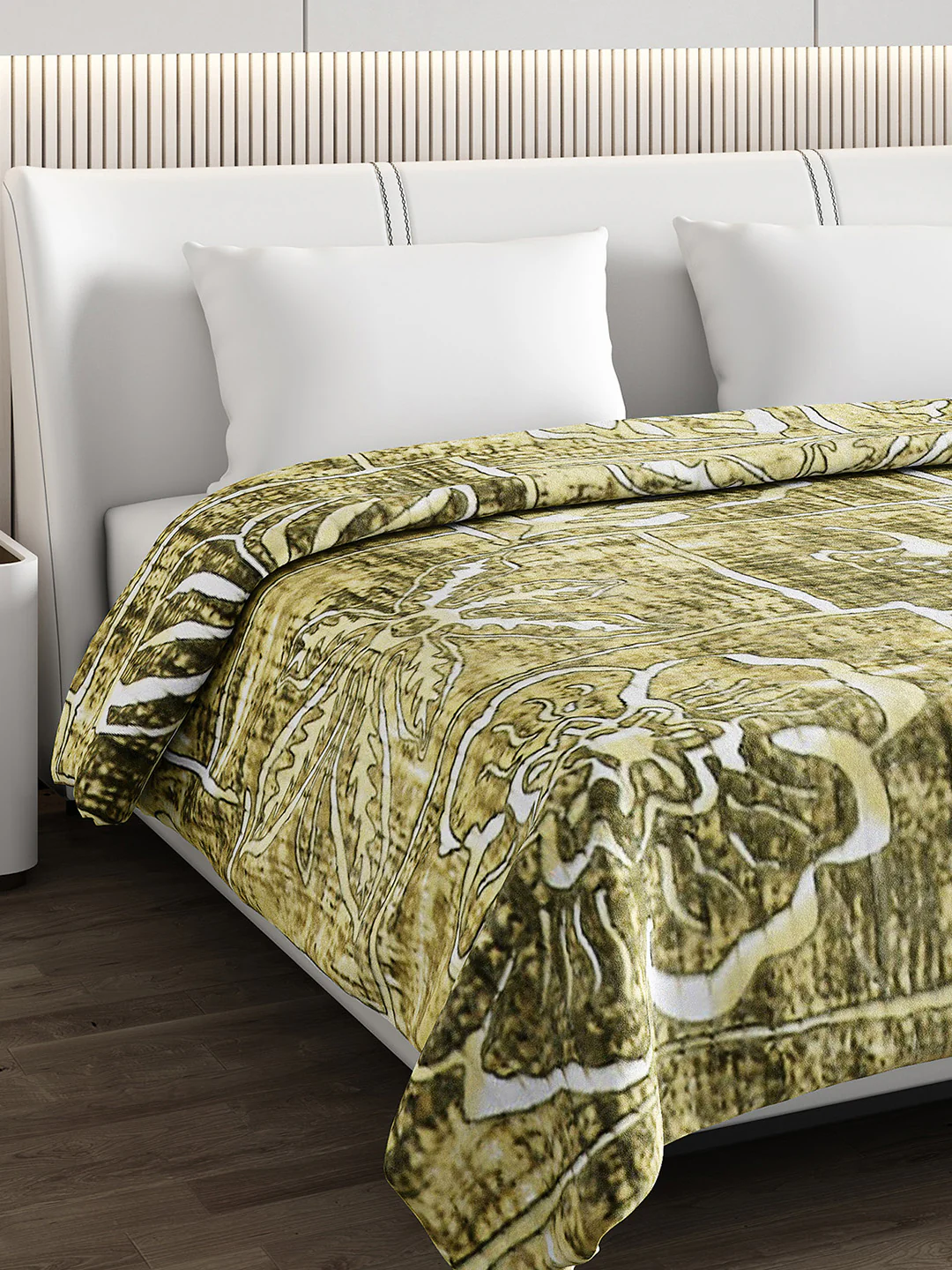 Printed Double Bed Blanket for Heavy Winter -3 Ply - Image 4
