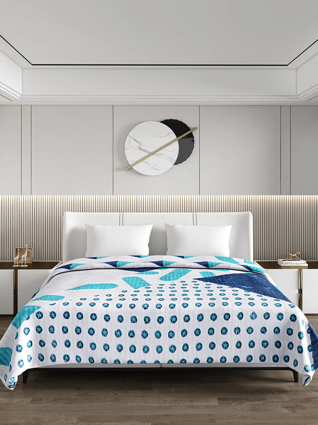 Printed Double Bed Blanket for Heavy Winter -3 Ply - Image 2