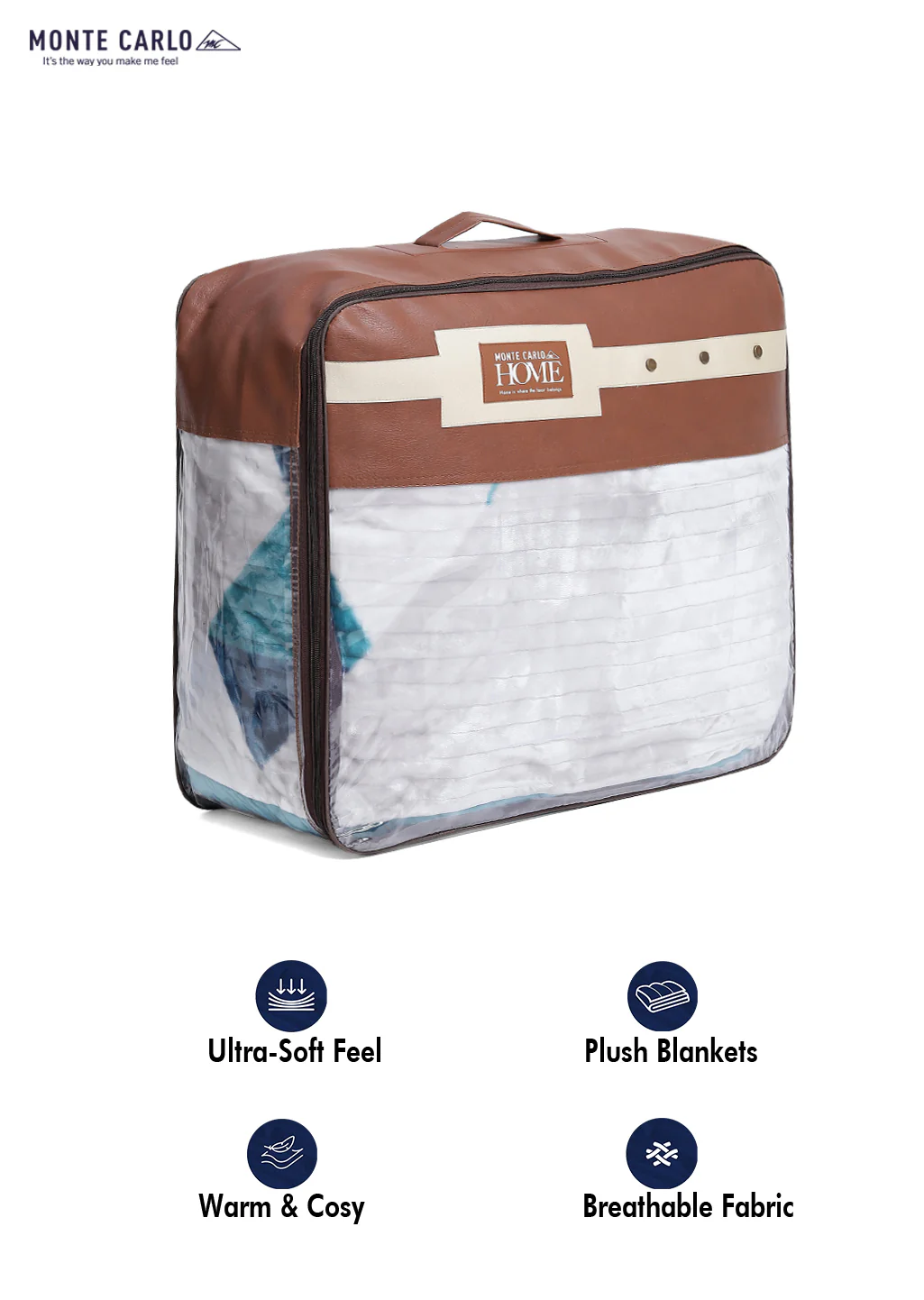 Printed Double Bed Blanket for Heavy Winter -3 Ply - Image 8