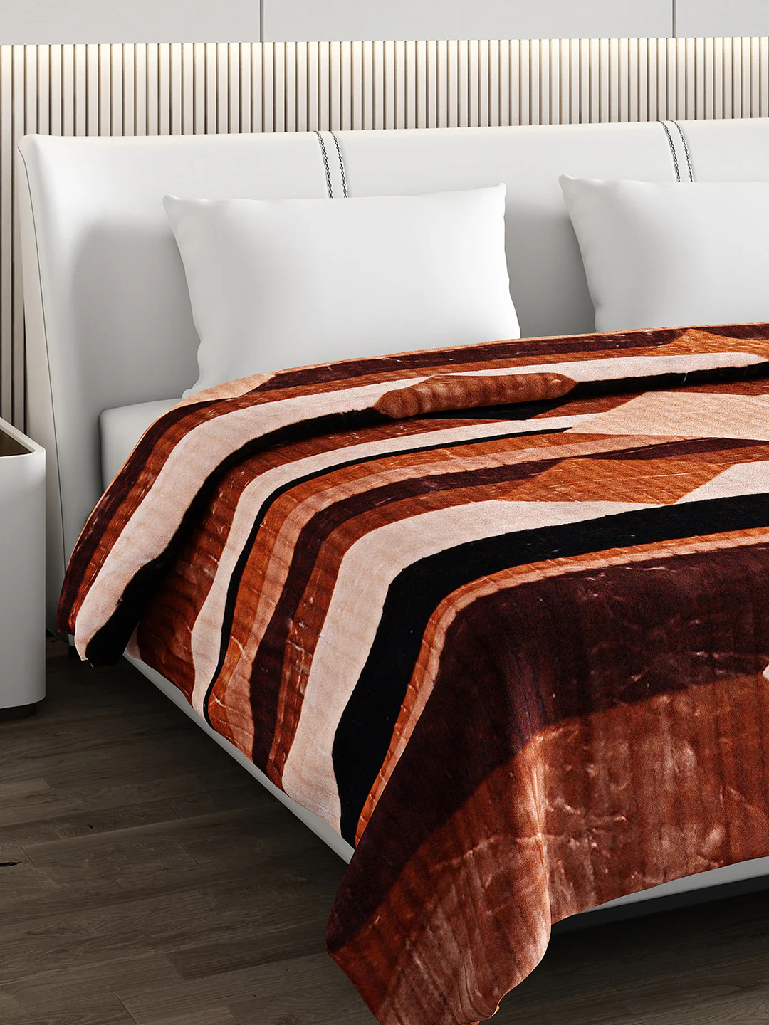 Printed Double Bed Blanket for Heavy Winter -3 Ply - Image 4