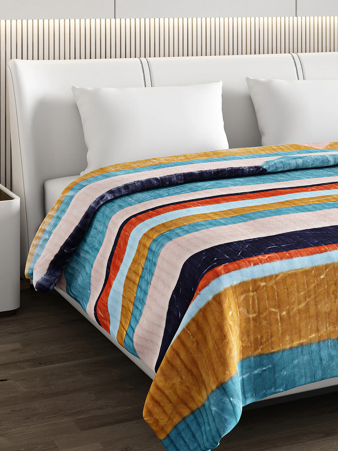 Printed Double Bed Blanket for Heavy Winter -3 Ply - Image 4