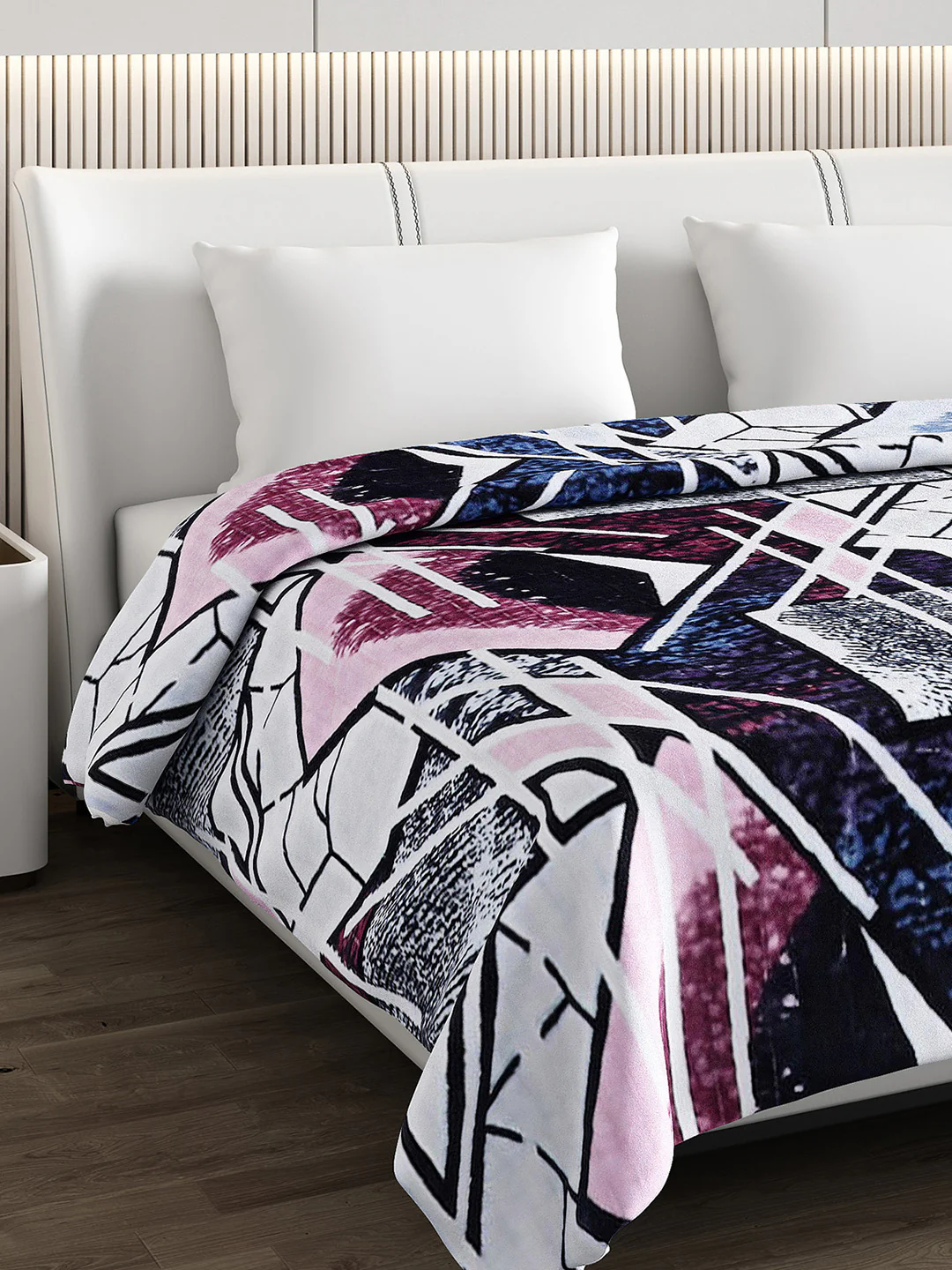 Printed Double Bed Blanket for Heavy Winter -3 Ply - Image 4