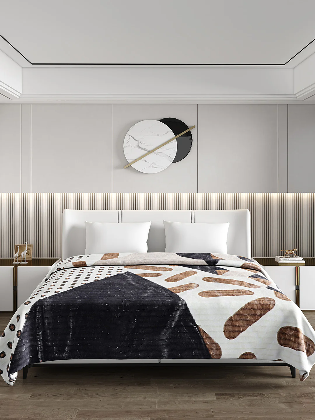 Printed Double Bed Blanket for Heavy Winter -3 Ply - Image 2