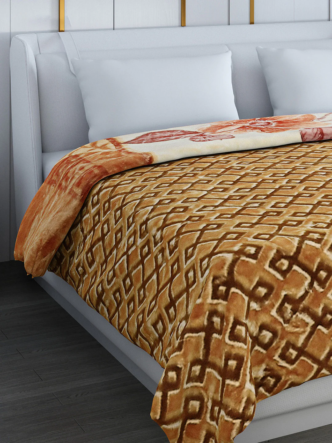 Printed Double Bed Blanket for Heavy Winter -3 Ply - Image 6