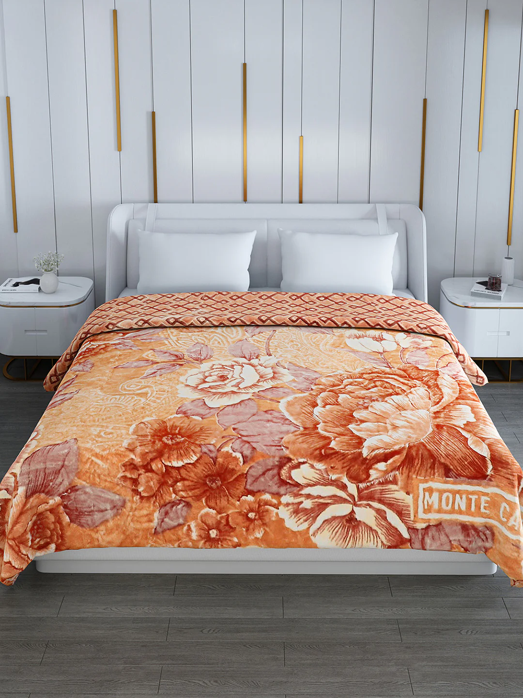 Printed Double Bed Blanket for Heavy Winter -3 Ply - Image 3