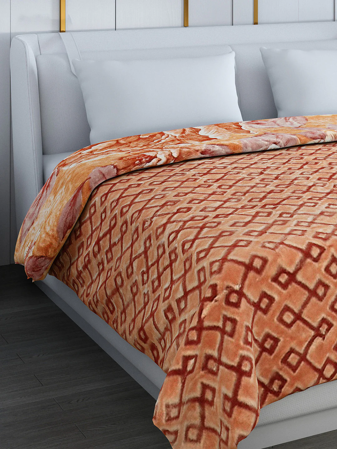 Printed Double Bed Blanket for Heavy Winter -3 Ply - Image 6